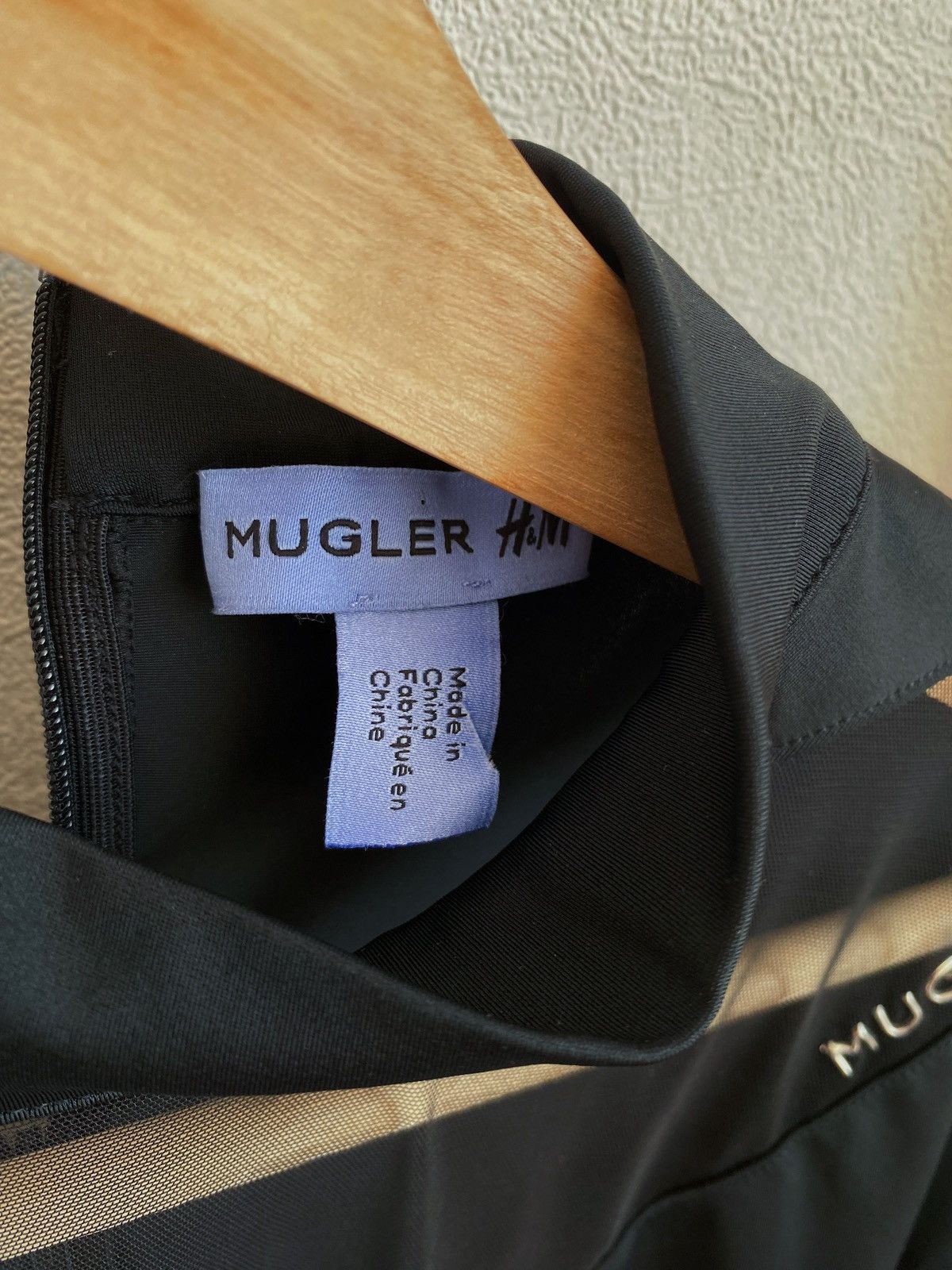H&M × Mugler × Thierry Mugler Mugler x H&M Mesh Panelled Bodysuit Size L / US 10 / IT 46 - 10 Thumbnail