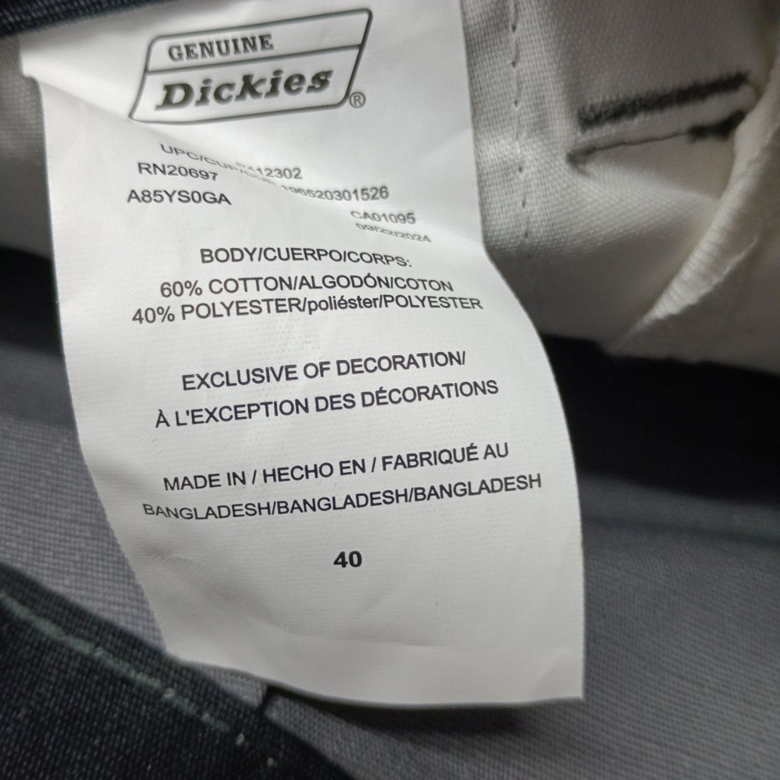 Dickies Dickies Ultimate Ripstop Cargo Shorts Men’s Size 40 Gray Size US 40 / EU 56 - 4 Thumbnail