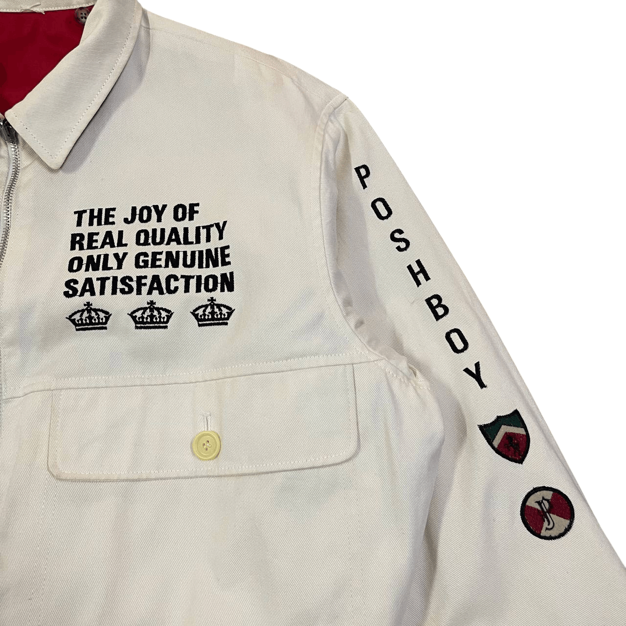 Japanese Brand Vintage Posh Boy Reversible Bomber Jacket Size US L / EU 52-54 / 3 - 7 Thumbnail