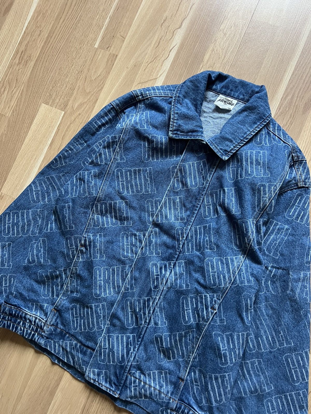 Designer × Japanese Brand Cruel pancake Levi’s denim jacket avant garde cargo y2k Size US M / EU 48-50 / 2 - 4 Thumbnail