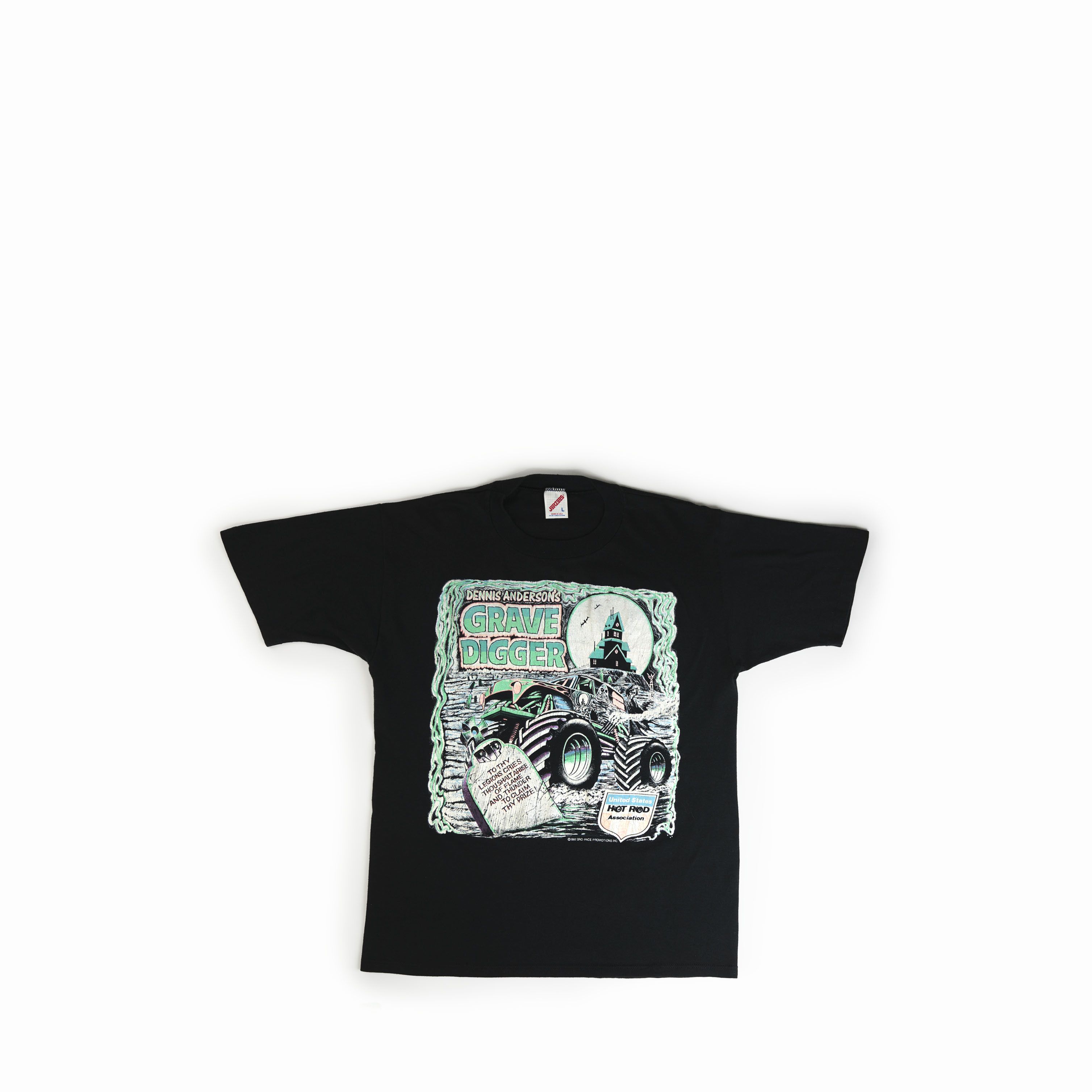 Jerzees × Vintage Vintage 1992 Grave Digger Tee Shirt Size US L / EU 52-54 / 3 - 1 Thumbnail