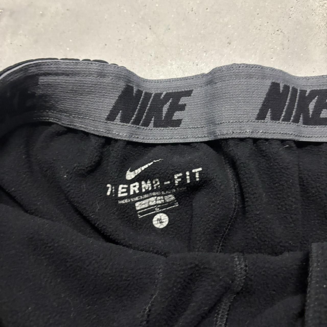 Japanese Brand × Nike × Vintage Crazy Vintage Y2K/2000s Baggy Black Nike Swoosh Streetwear Skater Essential Track Pants! Size US 34 / EU 50 - 6 Thumbnail