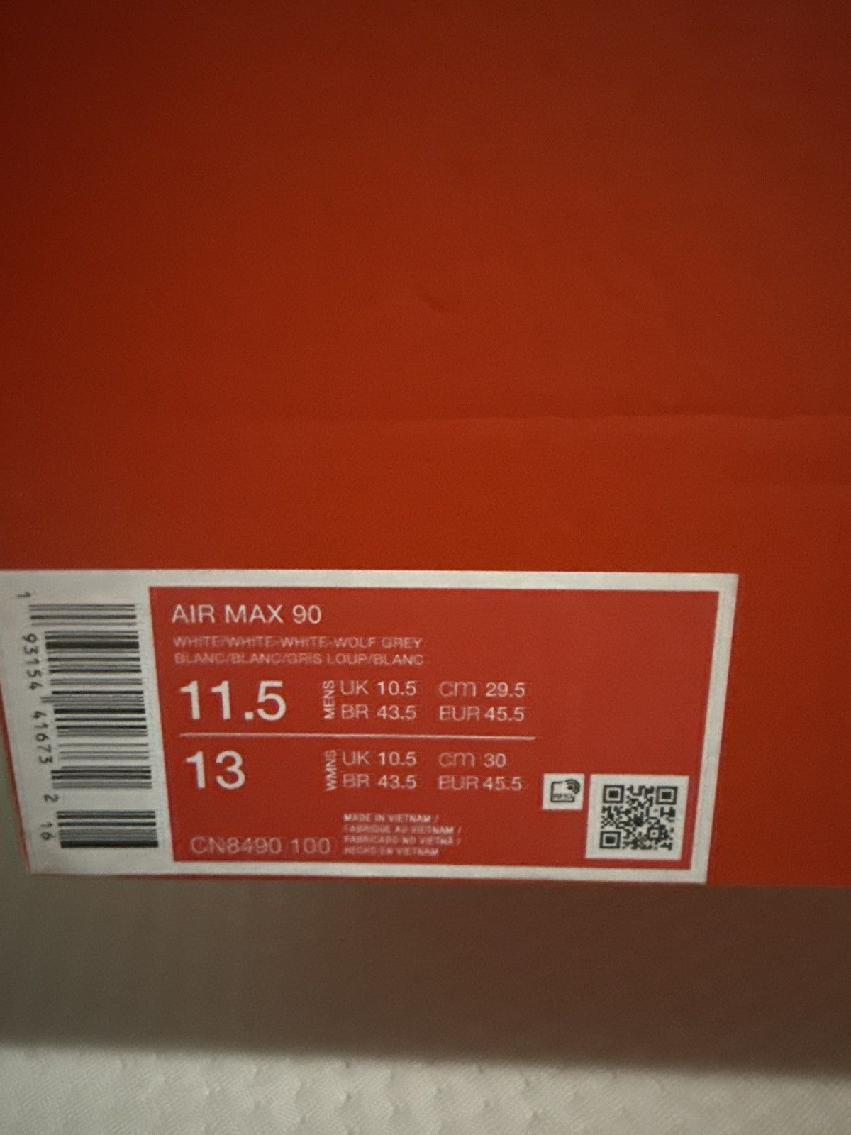 Nike Air Max 90 Size US 11.5 / EU 44-45 - 6 Thumbnail