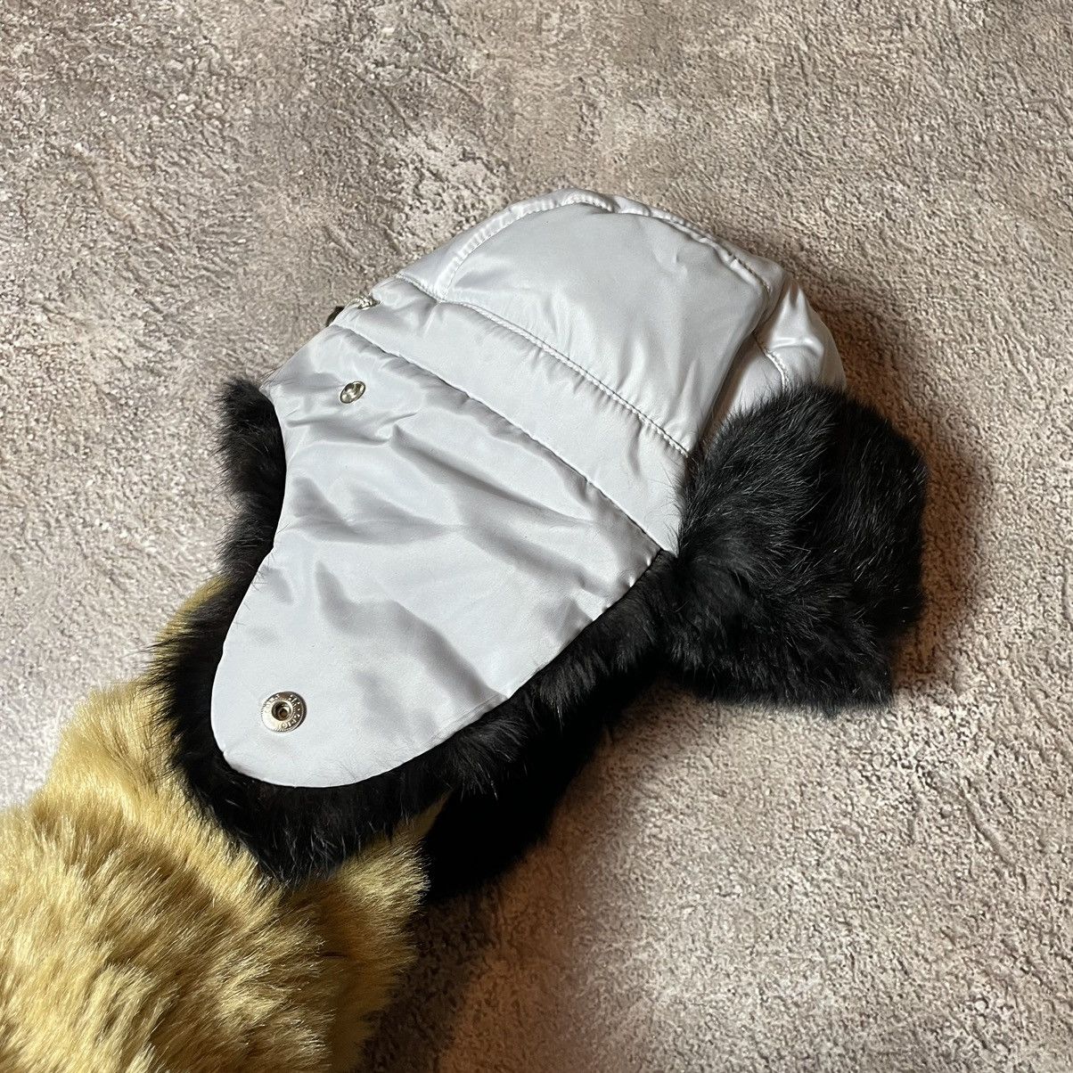 Vintage Vintage 90s Mohair Beanie Ushanka Faux Fur Grunge Black OS Size ONE SIZE - 3 Thumbnail