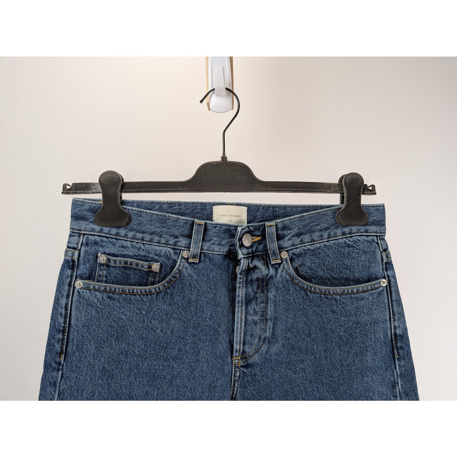 Aime Leon Dore o1rshd1 5 Pocket Mid Wash Denim Jeans in Blue Size US 30 / EU 46 - 3 Thumbnail