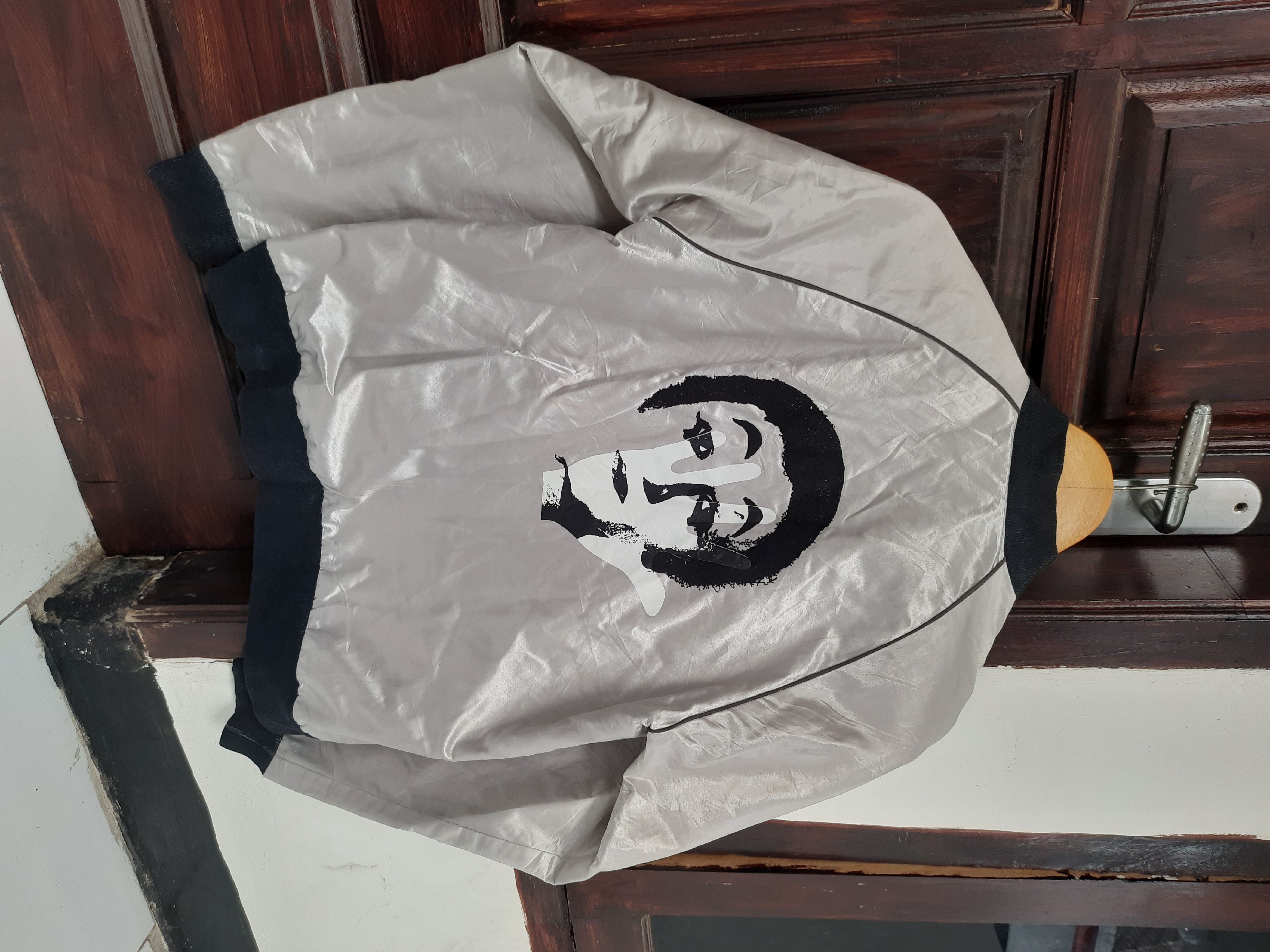 image of Hysteric Glamour x Issey Miyake N.hollywood Mister Hollywood Bomber Jacket in White Silver (Size Me