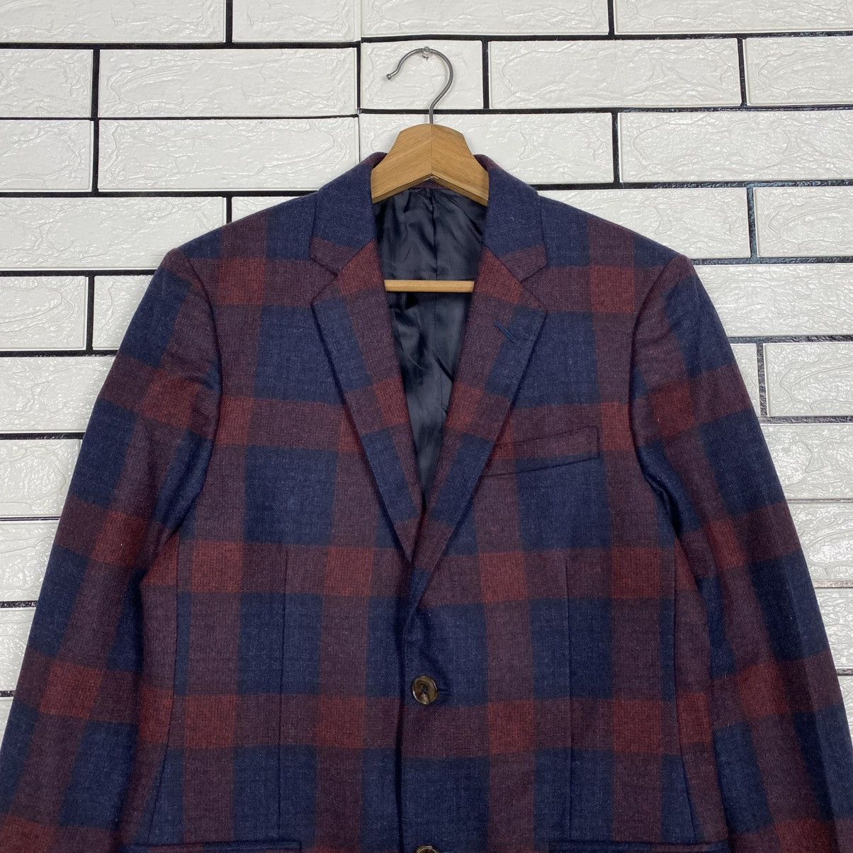 Gucci 🔥VINTAGE COATS JACKET GUCCI TARTAN DESIGN DOUBLE BREAST Size US S / EU 44-46 / 1 - 3 Thumbnail