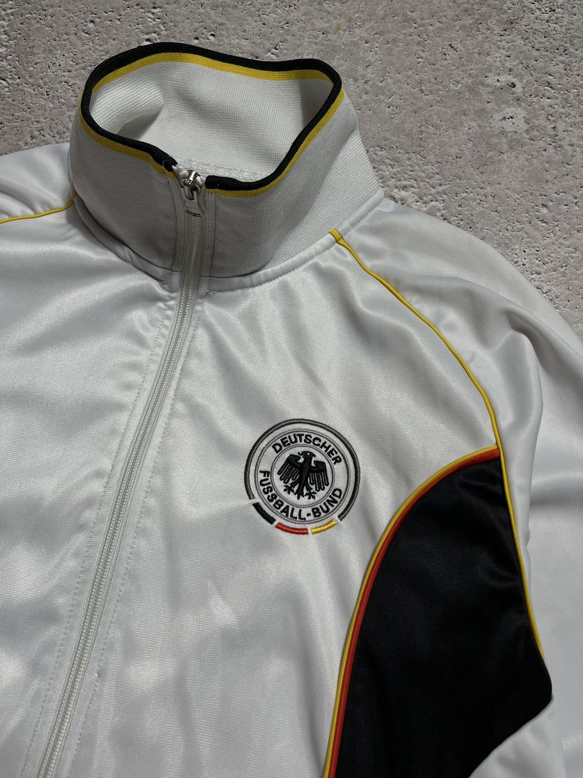 Vintage Vintage 90s Germany Soccer Zip Up Sweatshirt Jacket Size US M / EU 48-50 / 2 - 5 Thumbnail