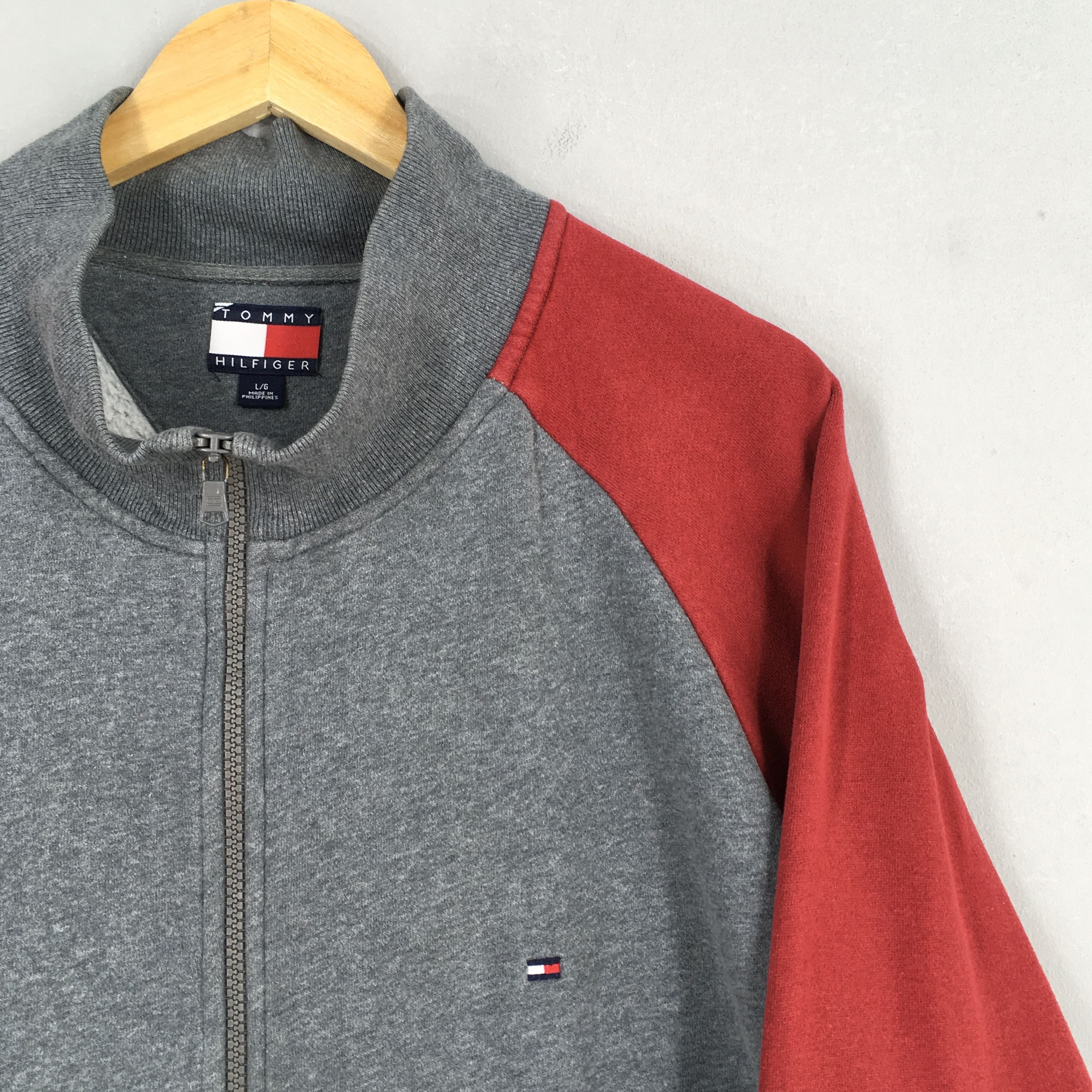 Tommy Hilfiger Vintage Tommy Hilfiger Zipper Sweater Large Size US L / EU 52-54 / 3 - 2 Thumbnail