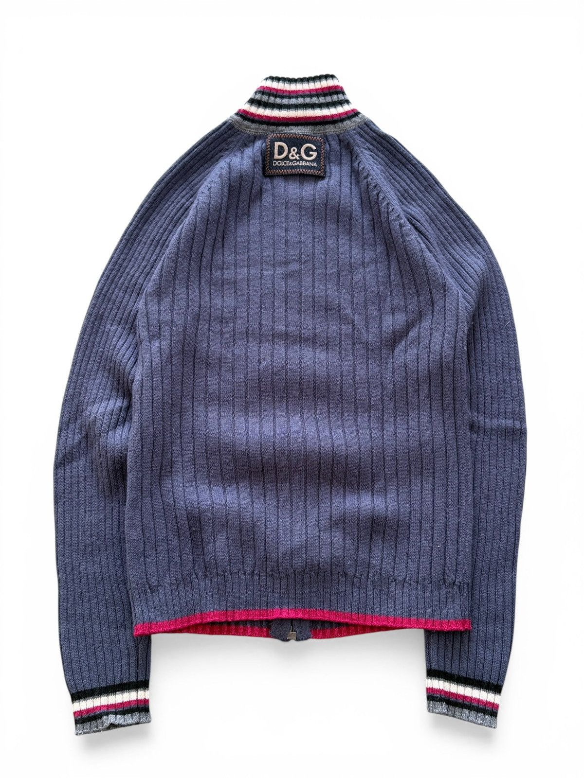 Dolce & Gabbana 2000s Dolce & Gabbana Wool Knit Zip Sweater Size US M / EU 48-50 / 2 - 2 Thumbnail