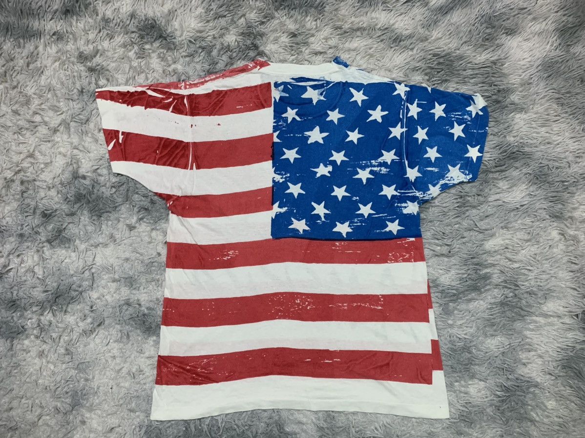 Vintage 80s GOD BLESS AMERICA FULLPRINT T SHIRT Size US L / EU 52-54 / 3 - 2 Thumbnail