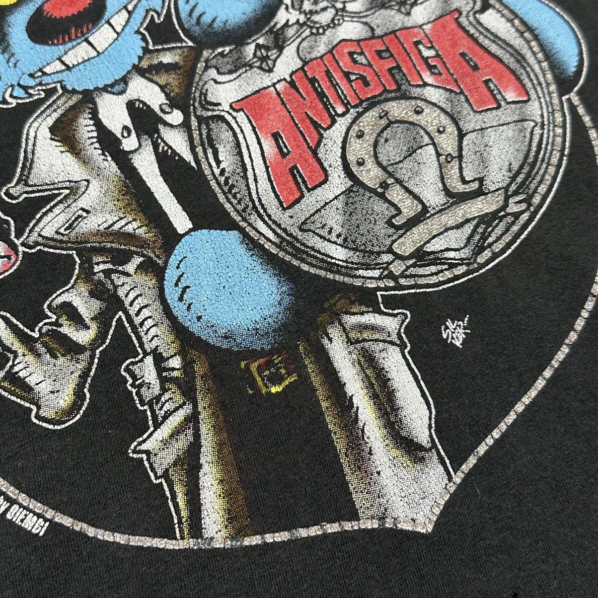 Vintage Vintage 90s Antisfiga T-shirt Black Men’s Size L Size US L / EU 52-54 / 3 - 8 Thumbnail