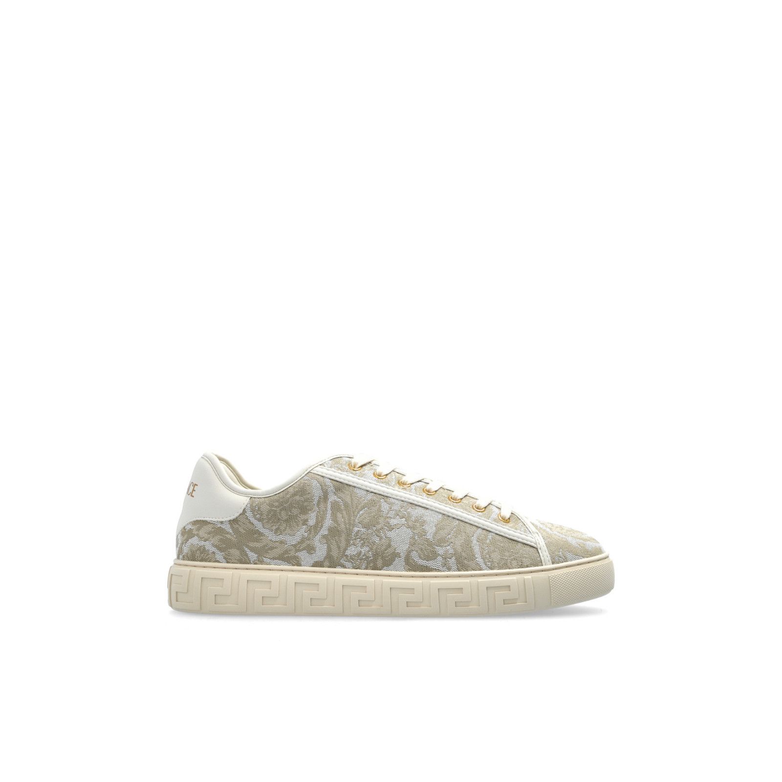 VERSACE Cream Sneakers New And Authentic (Men's size:US 8.5