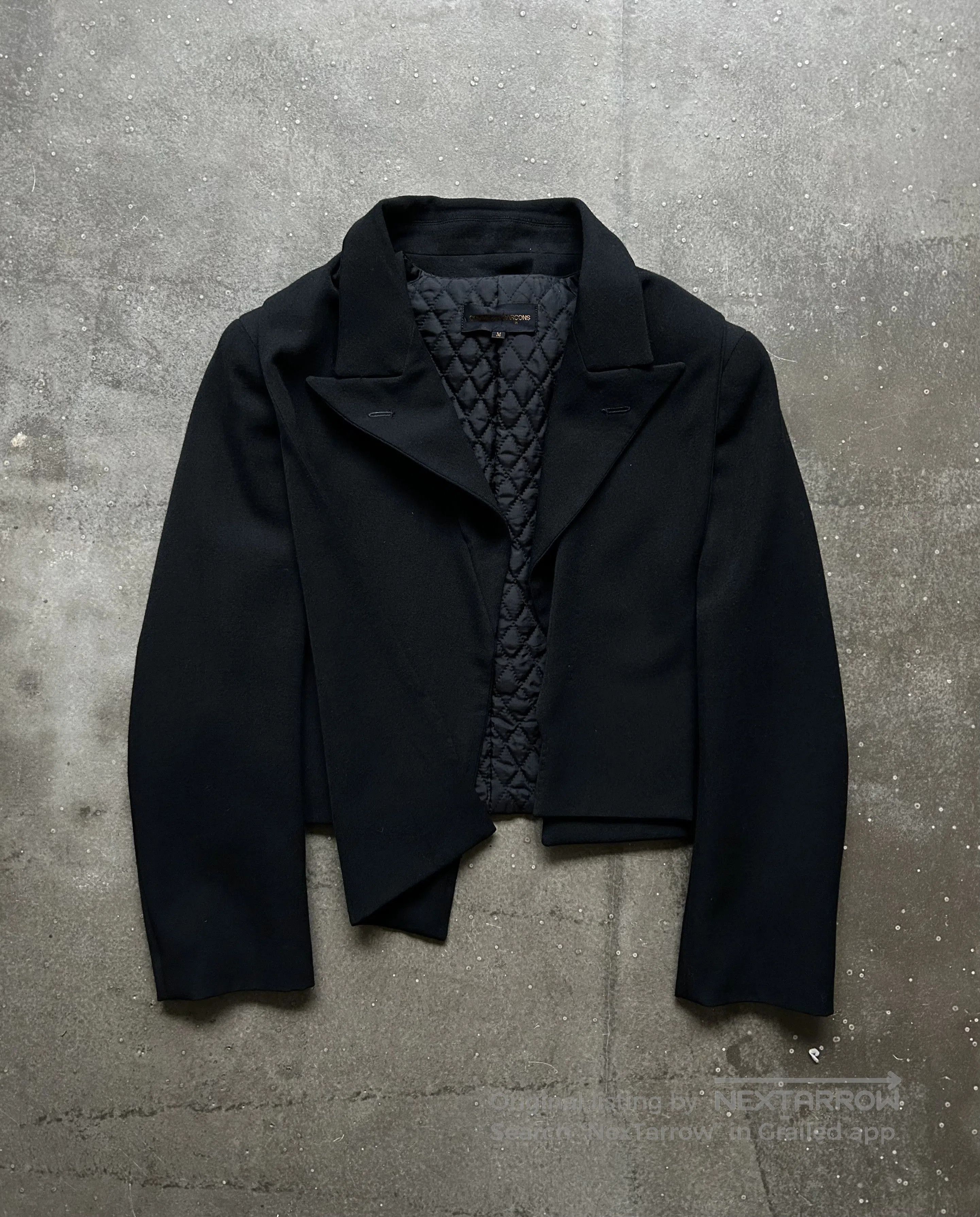 Comme des Garcons COMME des GARÇONS 1988AW Detachable Lapel Coat. Size US M / EU 48-50 / 2 - 2 Thumbnail