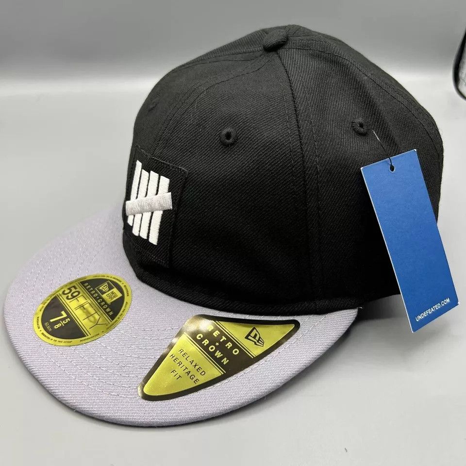 New Era Undefeated Hat Men 7 5/8 59Fifty New Era Fitted Cap New Wool Size ONE SIZE - 2 Thumbnail