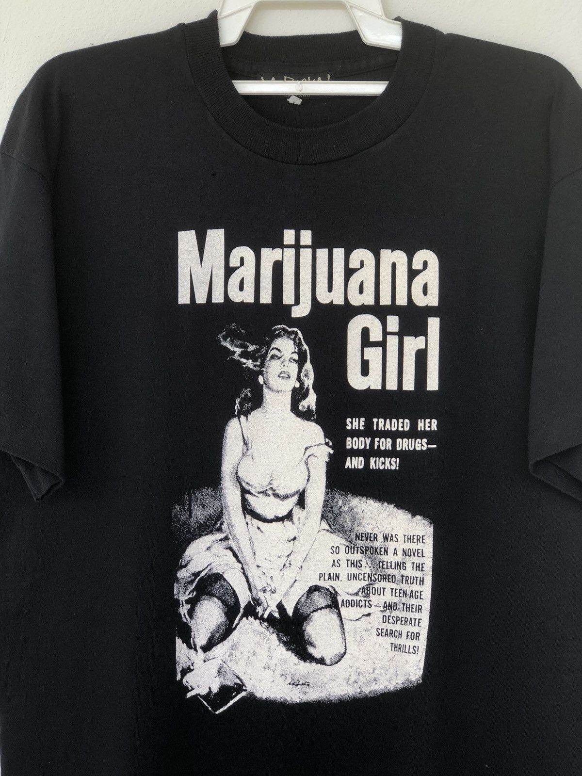 Vintage 90s Marijuana Girl LA ROCKA Tee