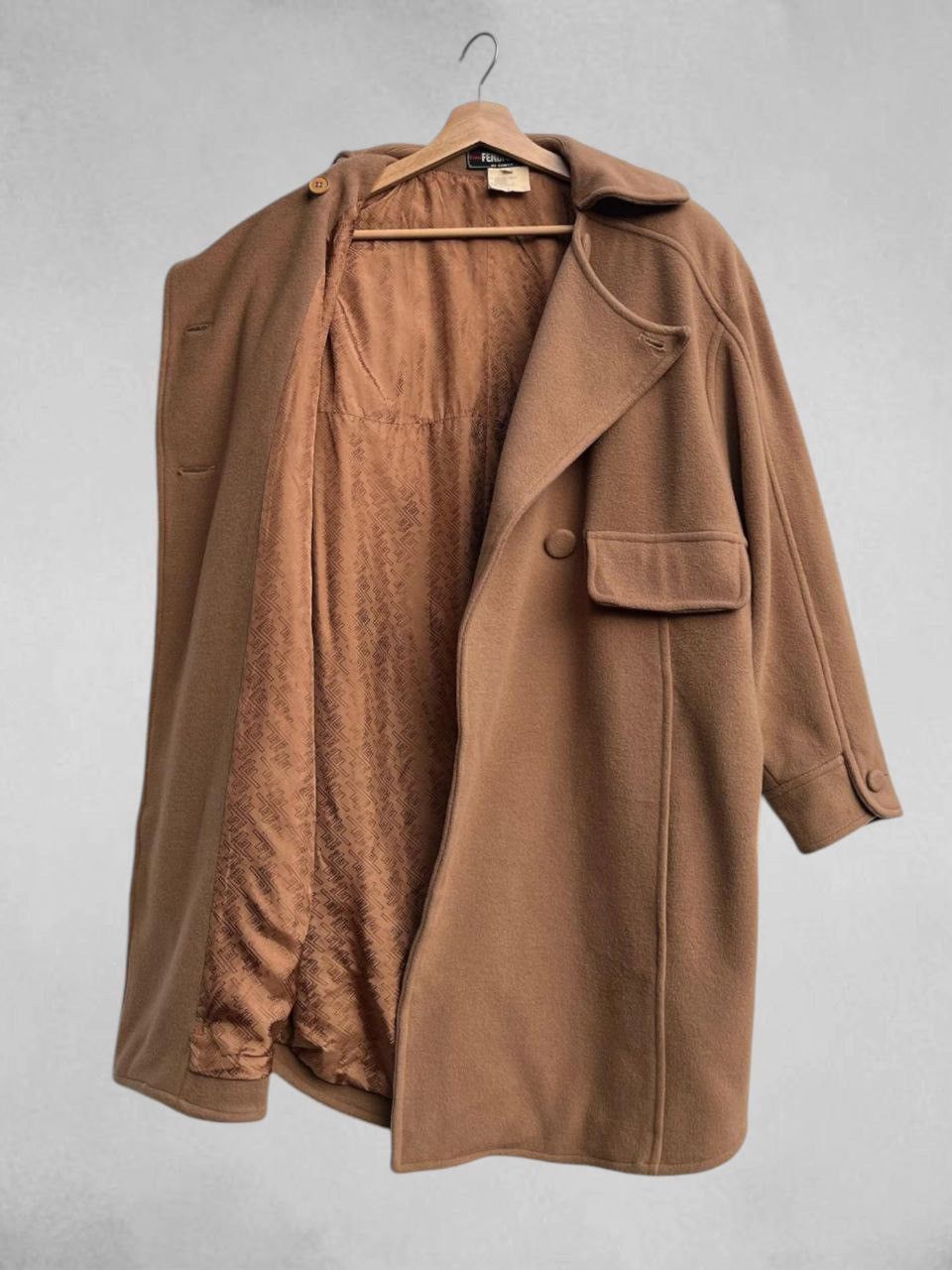 Fendi Vintage 1973 Fendi 365 Roma By Contir Wool Coat Size M / US 6-8 / IT 42-44 - 5 Thumbnail