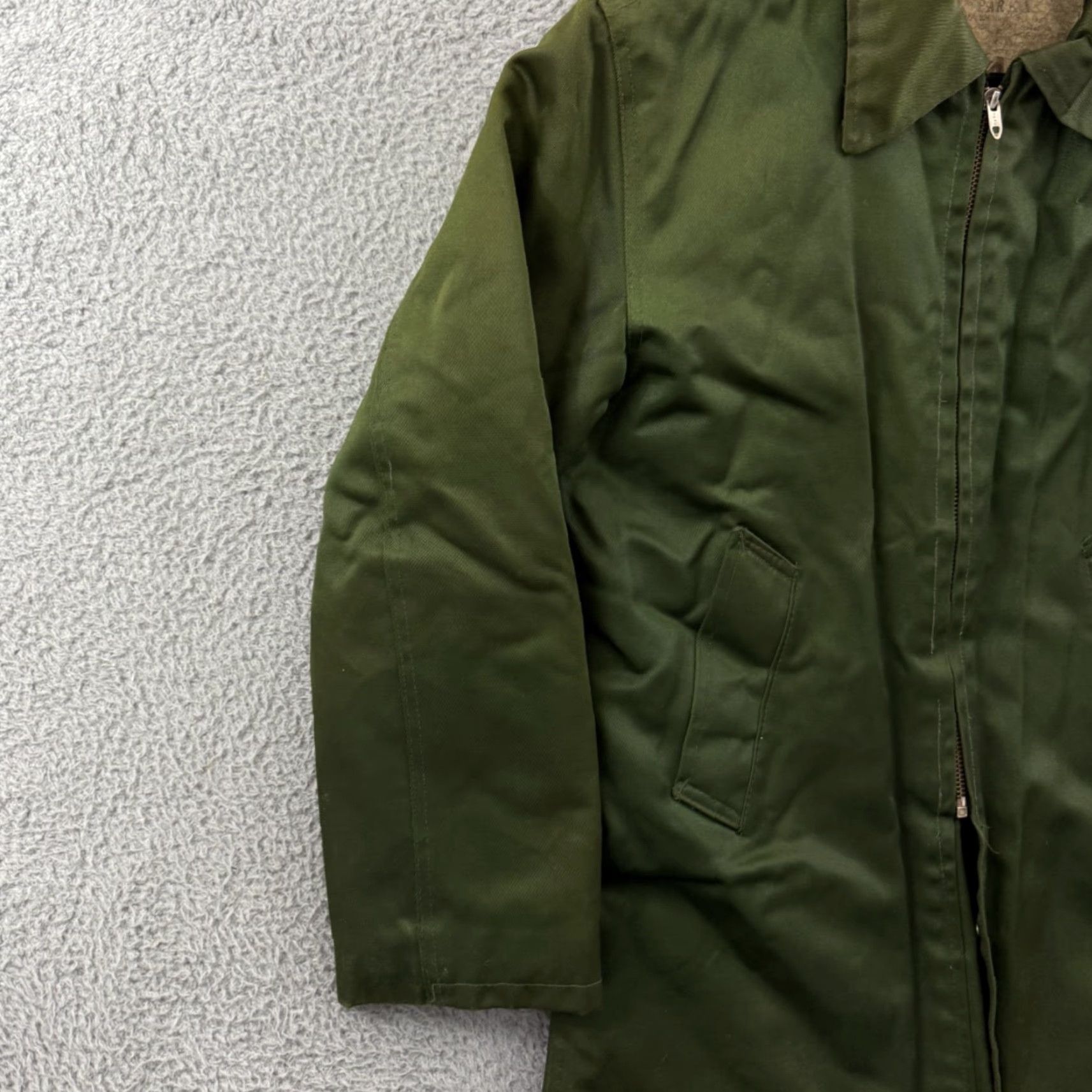 Vintage VINTAGE Army Parka Jacket Men’s Small Green Full Zip 70s Military Talon Size US S / EU 44-46 / 1 - 4 Thumbnail
