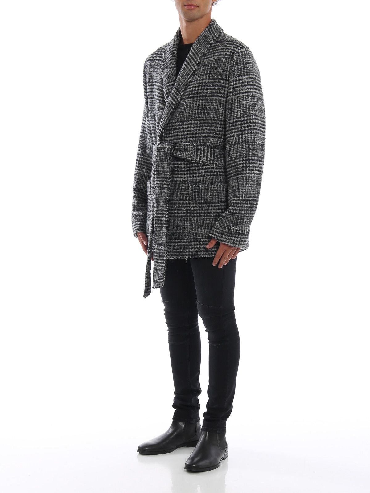 Dolce & Gabbana o1y0125 Wool Coat in Grey Size US M / EU 48-50 / 2 - 2 Thumbnail