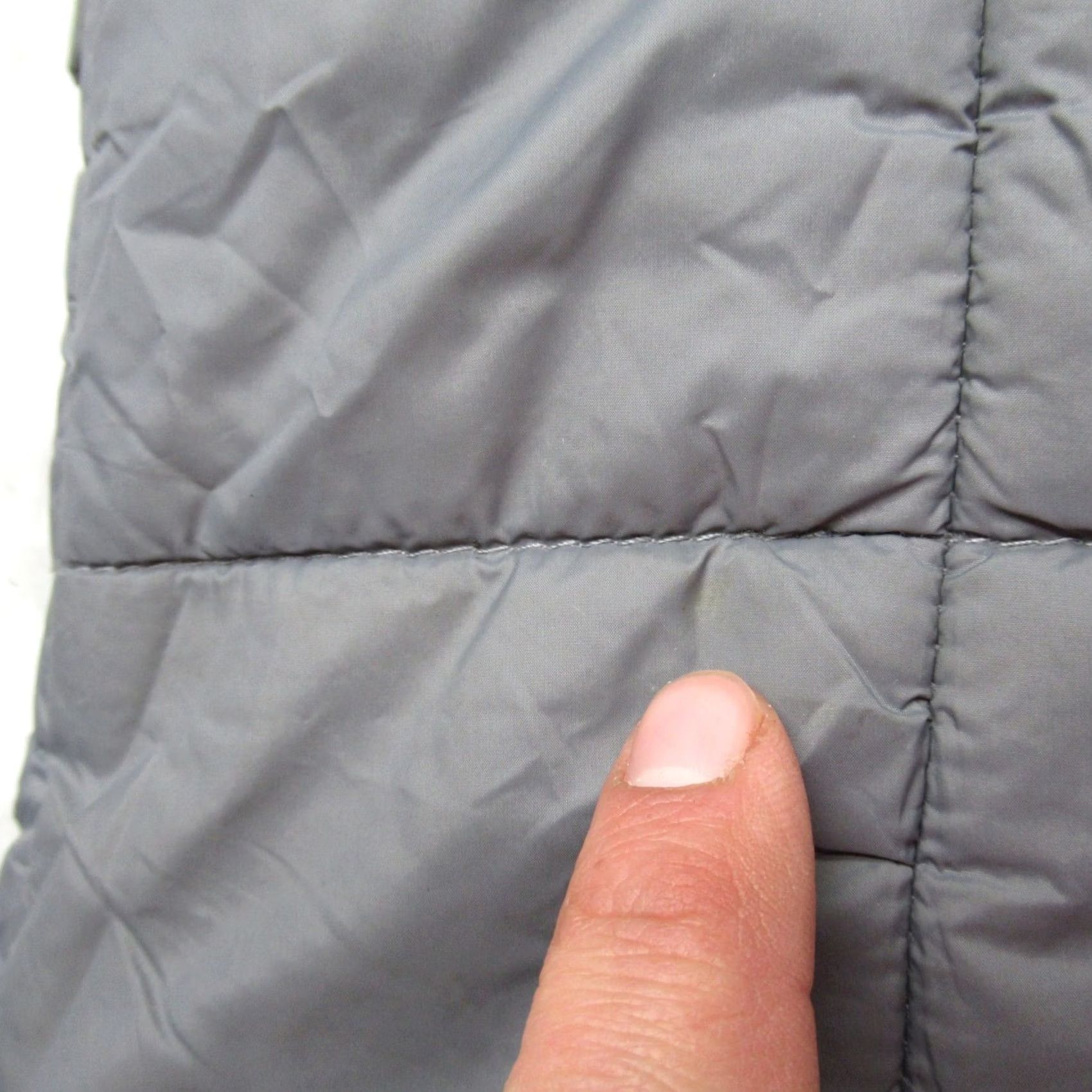 Kyodan Kyodan Outdoor Jacket Womens Large Gray Zip Hood Full Zip Puffer Hiking Camp NWD Size L / US 10 / IT 46 - 6 Thumbnail