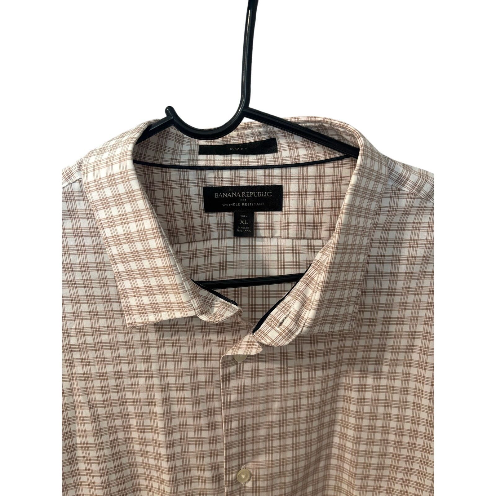 Banana Republic Banana Republic Slim Fit Wrinkle Resistant Dress Shirt XL Size US XL / EU 56 / 4 - 17 Thumbnail