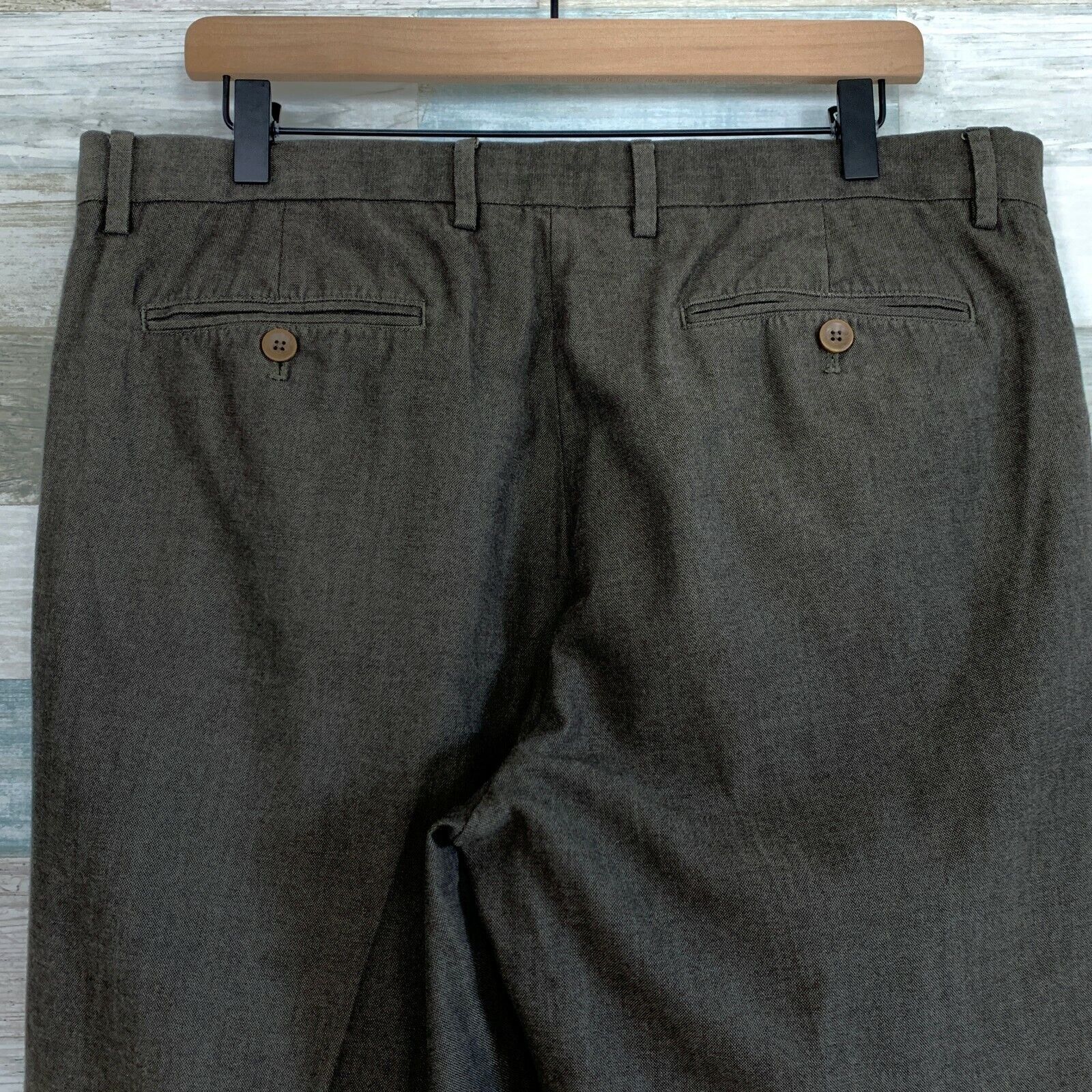 Banana Republic Banana Republic Kentfield Pants Chino Brown Flat 36 Size US 36 / EU 52 - 5 Thumbnail