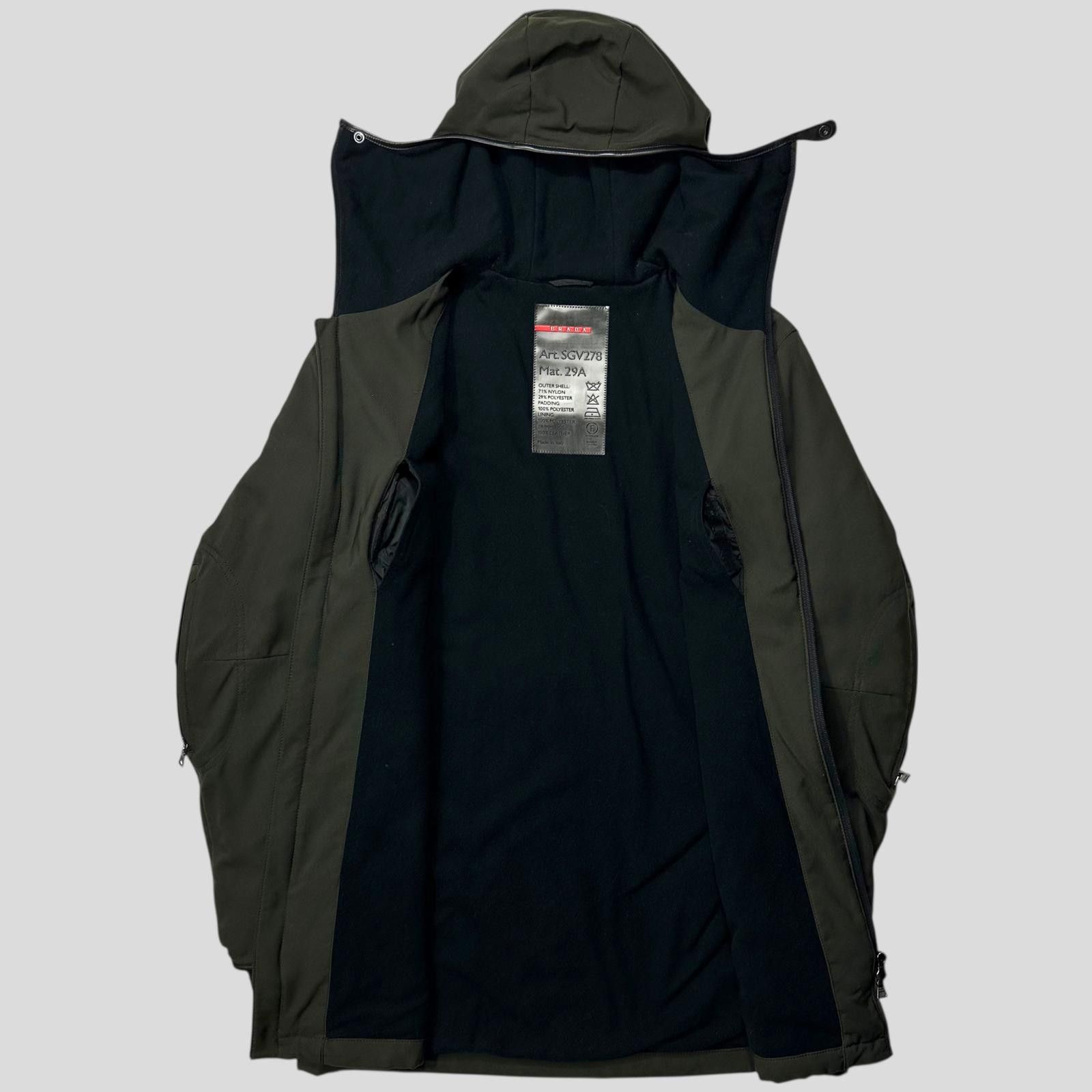 Prada Prada Sport 1999 Balaclava Fleece Lined Moto Jacket IT50 (L) Size US L / EU 52-54 / 3 - 8 Thumbnail