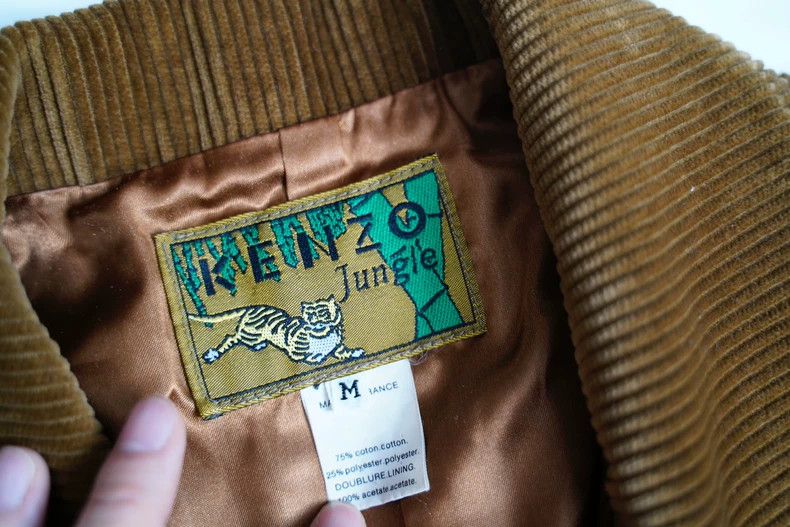 Kenzo KENZO Jungle Tiger brown corduroy wide shoulder coat Size M / US 6-8 / IT 42-44 - 8 Thumbnail