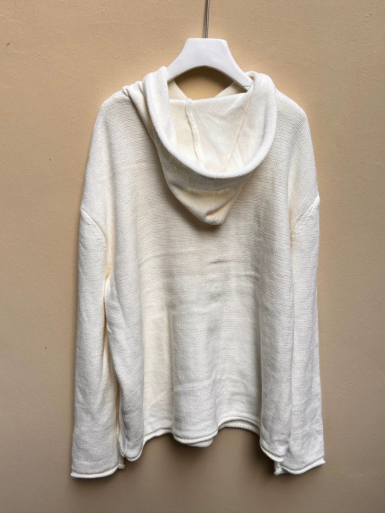 Maison Margiela Maison Margiela Pure cotton embossed knitted hoodie Size M / US 6-8 / IT 42-44 - 6 Thumbnail