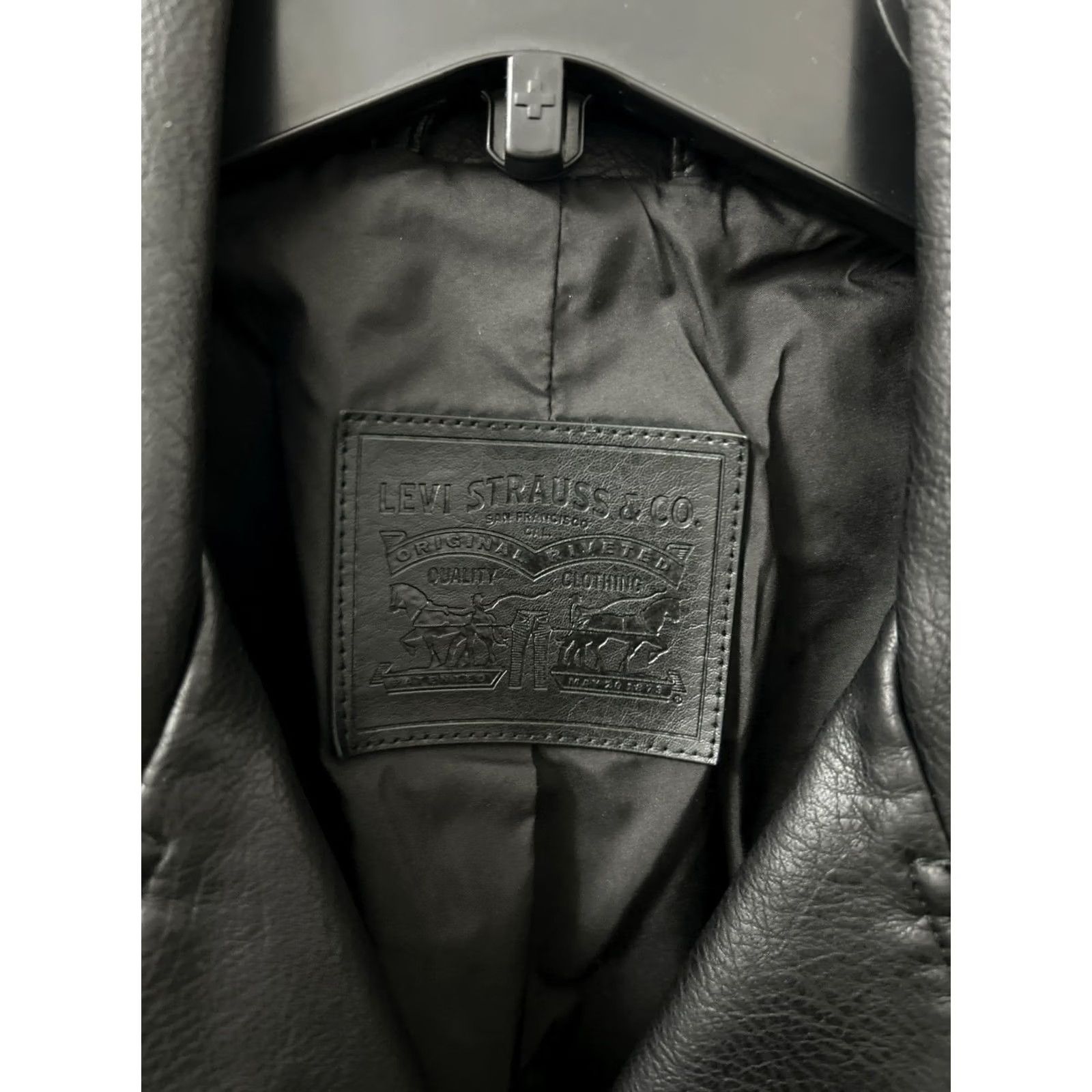 Levi's Levis Womens Faux Leather Moto Jacket Size M Black Asymmetrical Zip Biker Jacket Coat Size M / US 6-8 / IT 42-44 - 5 Thumbnail