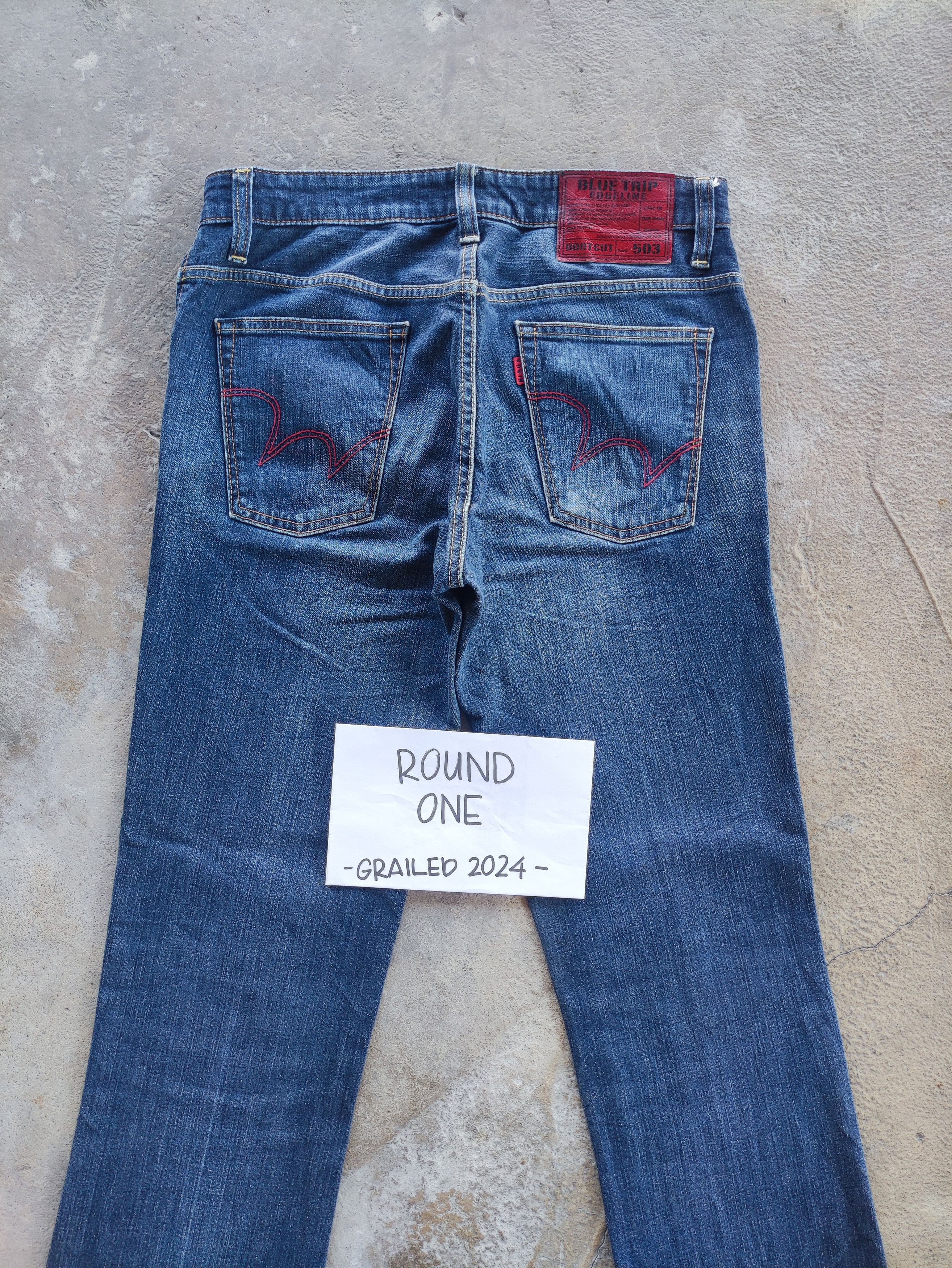 Edwin × Jean Vintage Edwin 503 BOOT Jeans Faded Denim Pants FLARED W32 Size US 34 / EU 50 - 14 Thumbnail
