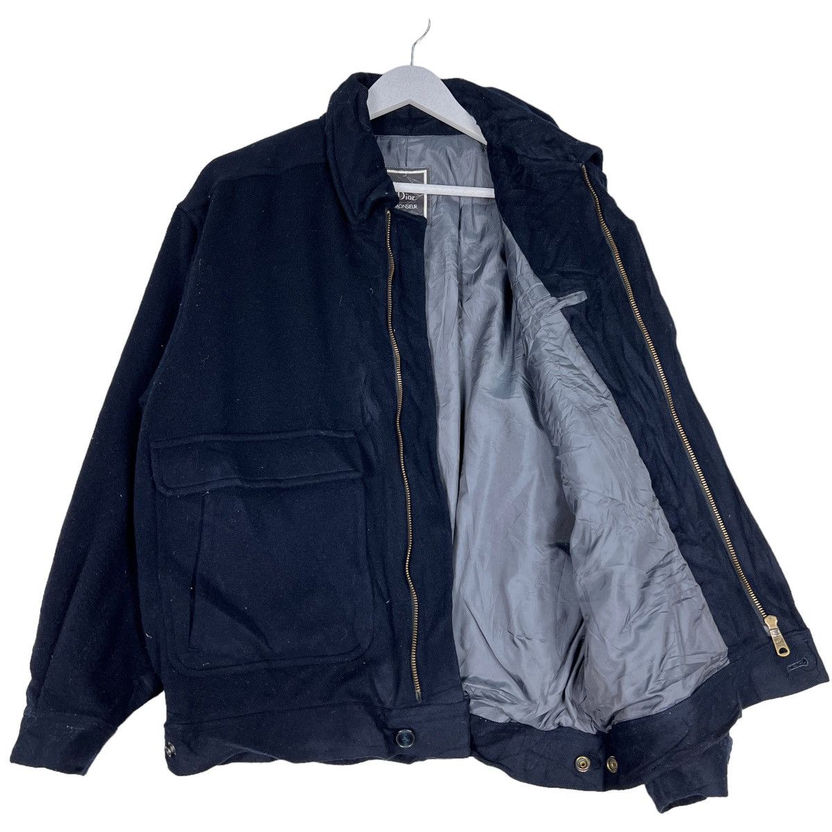 Christian Dior Monsieur 🔥 ARCHIVES CHRISTIAN DIOR MONSIEUR WOOL BOMBER JACKET Size US L / EU 52-54 / 3 - 9 Thumbnail