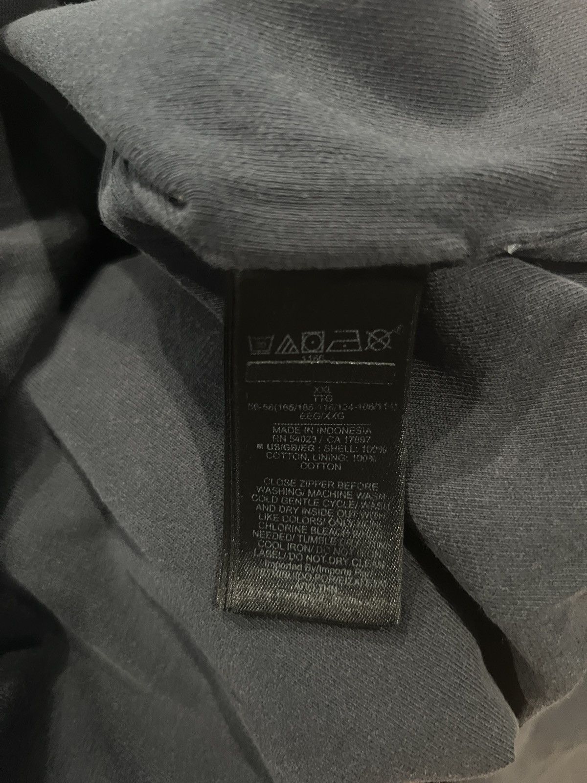 Yeezy Poetic Black Yeezy Gap Zip Up Hoodie Sweatshirt XXL Size US XXL / EU 58 / 5 - 4 Thumbnail