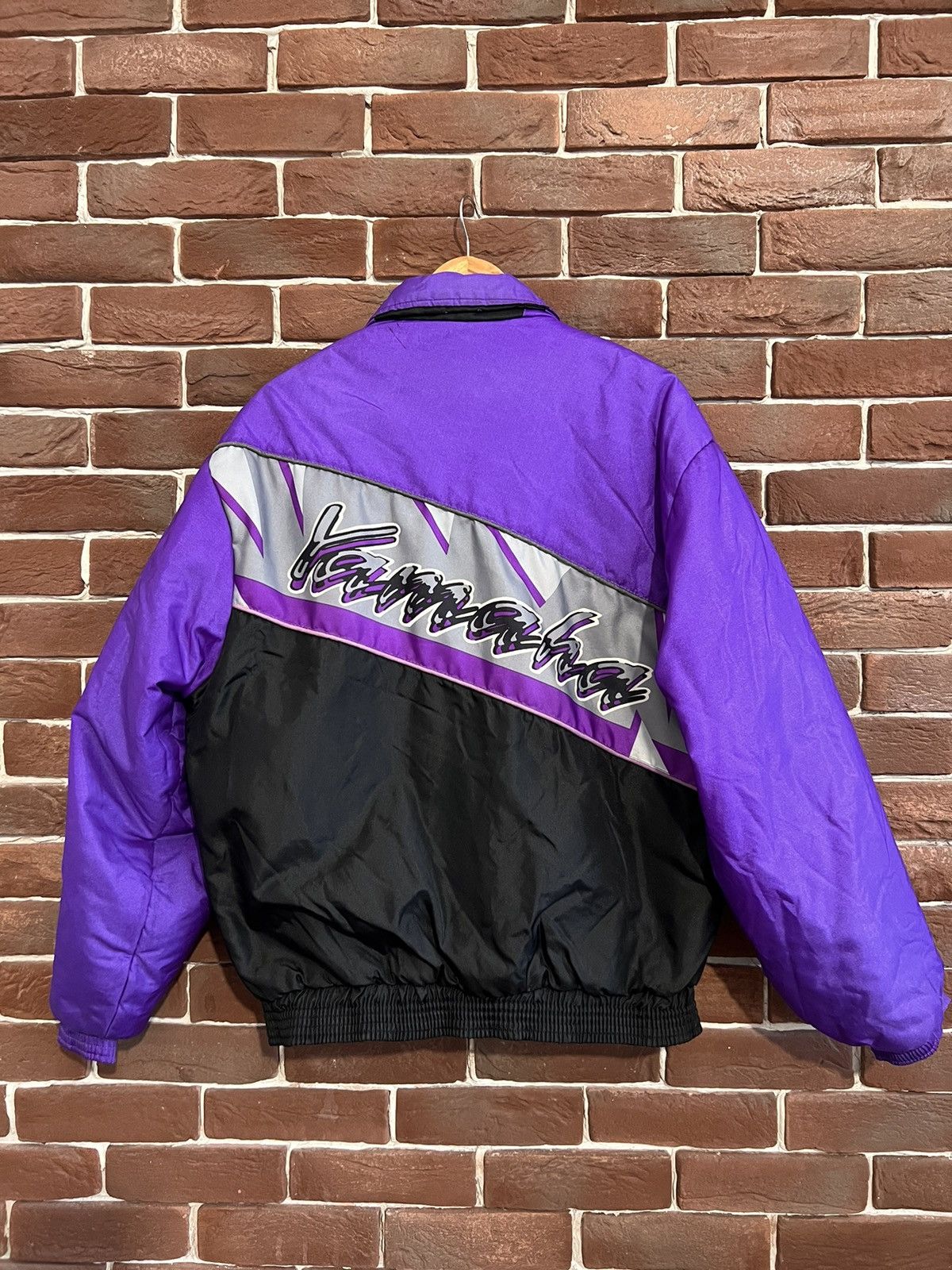 Vintage Vintage Yamaha Racing Bomber Jacket Motor speed streetwear Size US L / EU 52-54 / 3 - 1 Thumbnail
