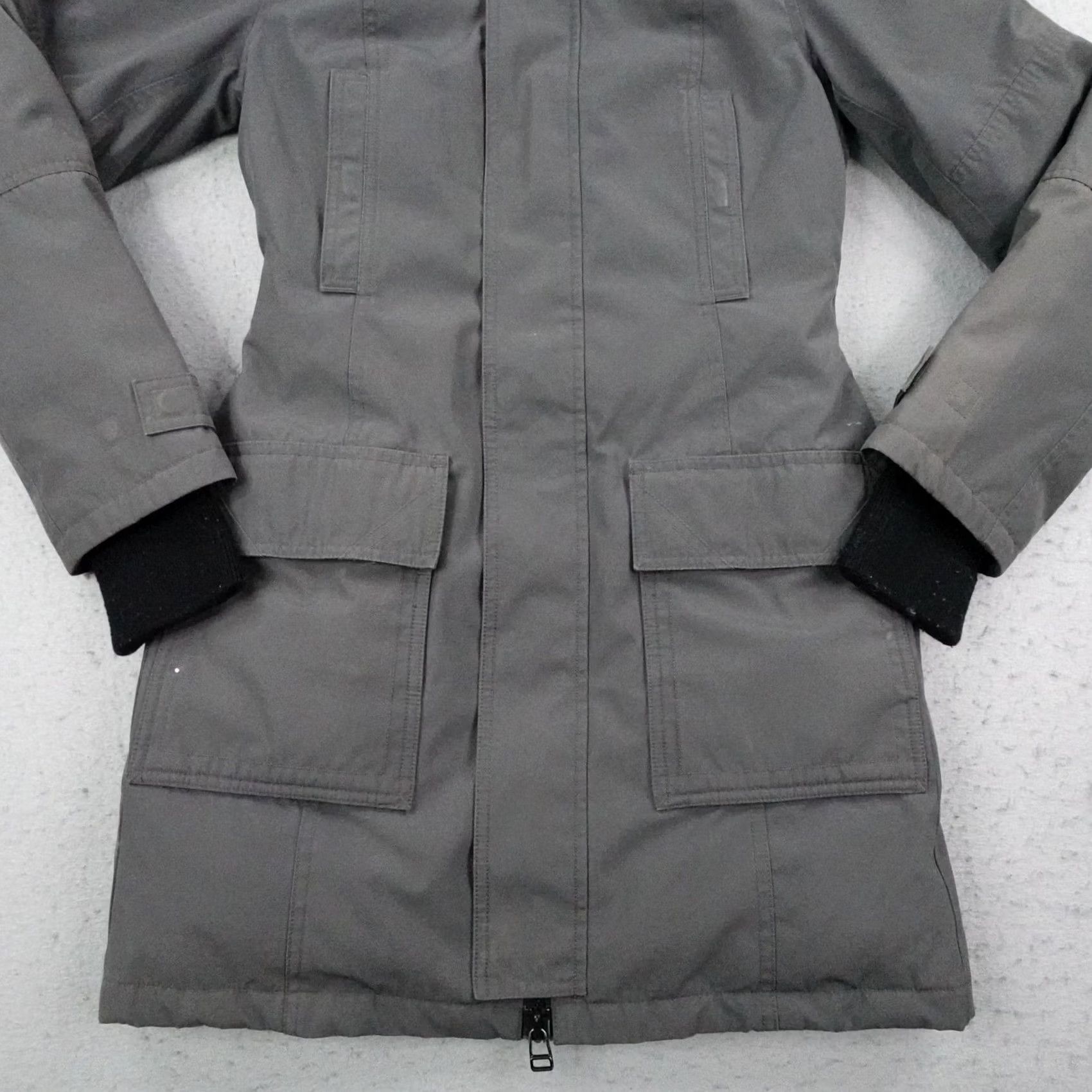 TNA TNA Bancroft Jacket Womens Small Gray Puffer Coat Goose Down Long Parka Size S / US 4 / IT 40 - 3 Thumbnail