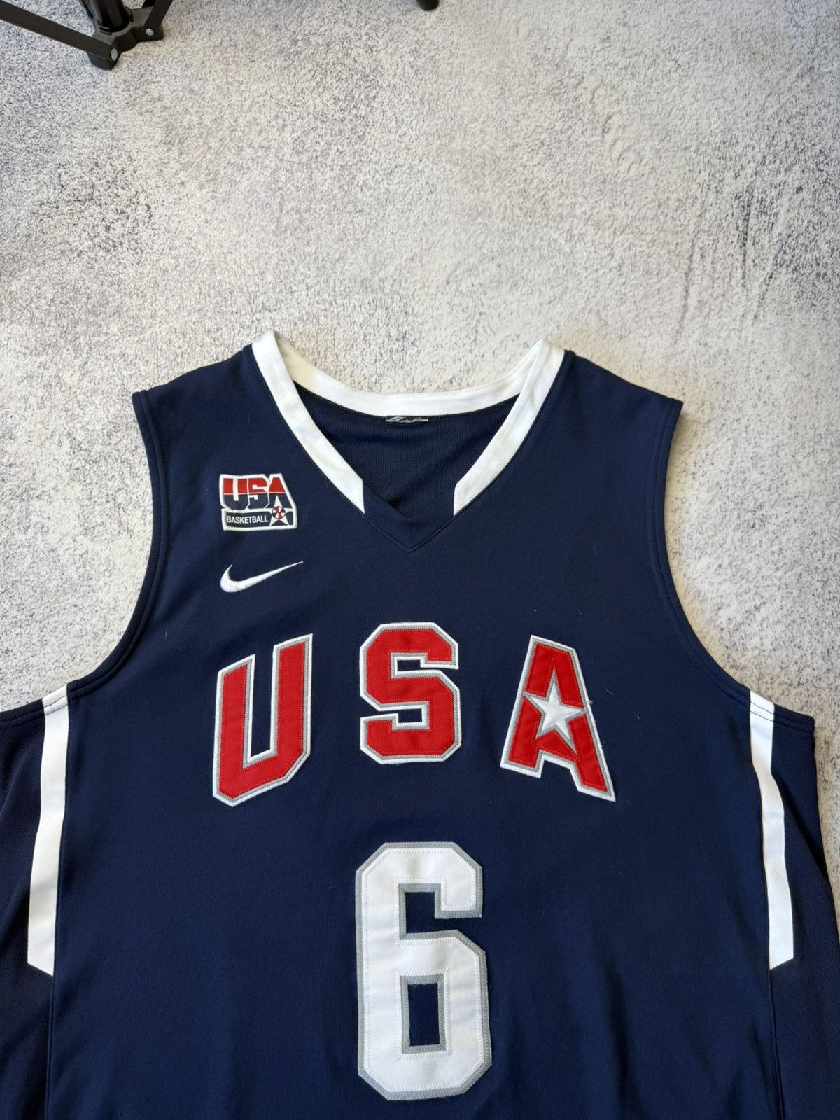 NBA Vintage Y2K Lebron James Team USA NBA Olympics Jersey L Size US L / EU 52-54 / 3 - 2 Thumbnail