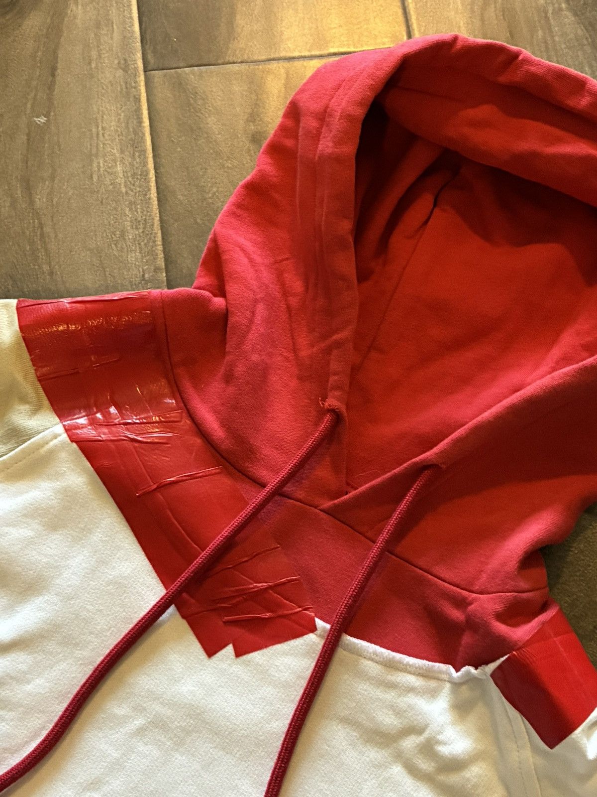Raf Simons Raf Simons Oversized Tape Hoodie Size US S / EU 44-46 / 1 - 4 Thumbnail
