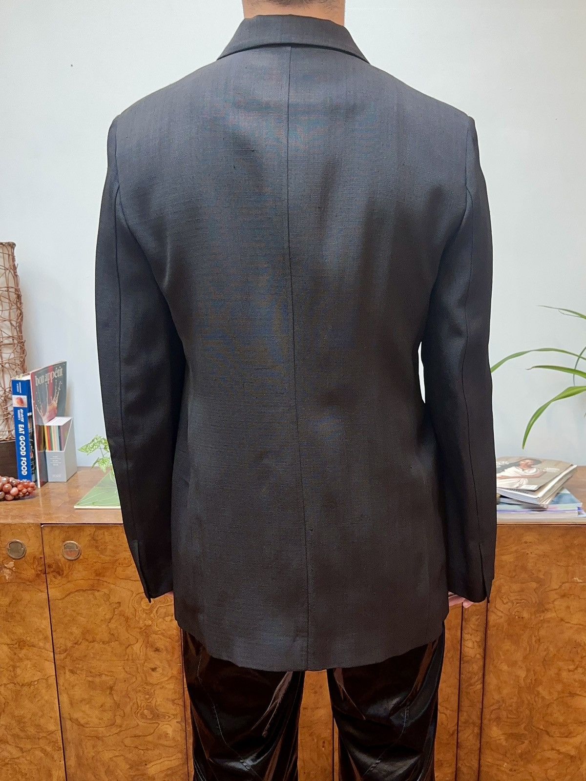 Jil Sander Silk & Viscose DB Blazer Size 38R - 4 Thumbnail