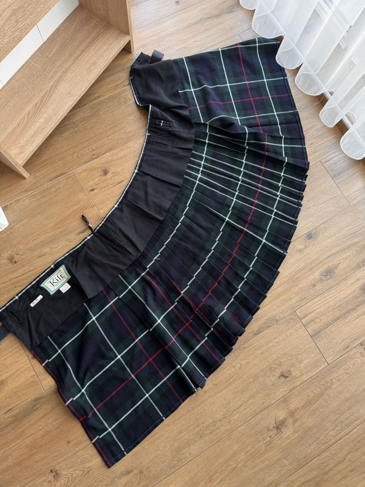 Harley of Scotland × Pringle Of Scotland × Vintage Vintage Scottish Highland House of Kilt Woven Tartan Kilt Size US 34 / EU 50 - 9 Thumbnail