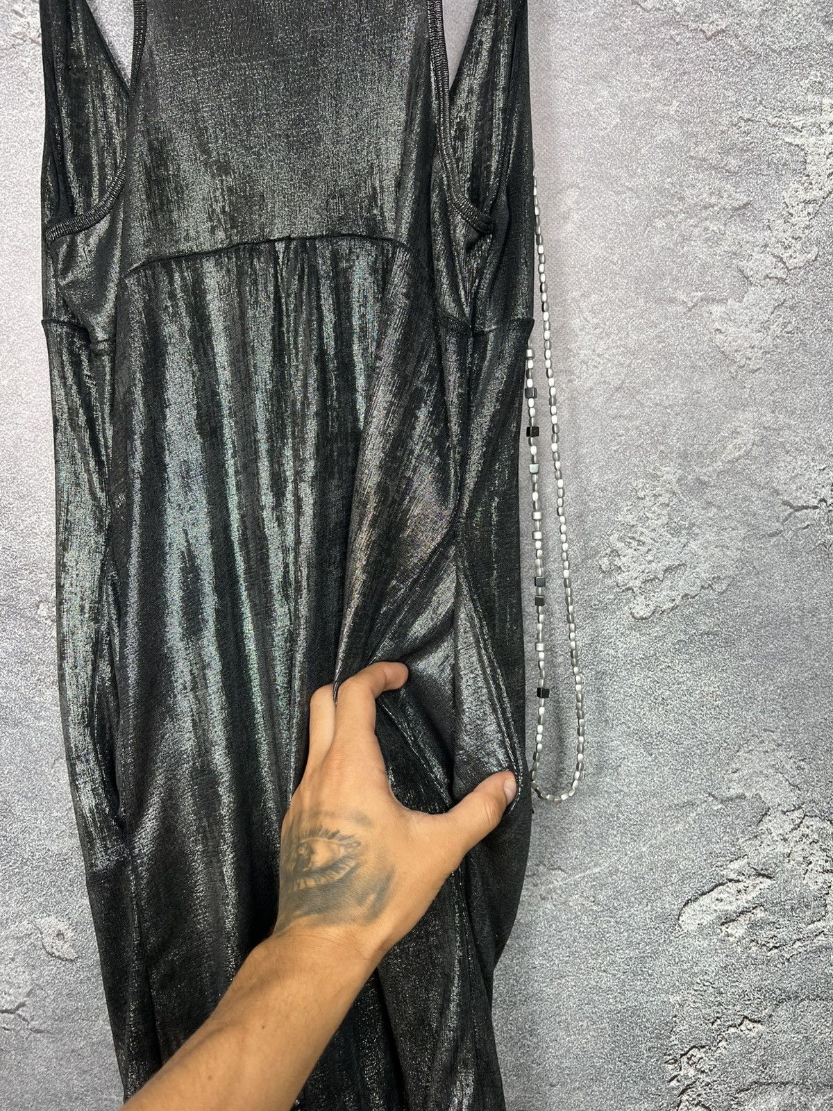 Miss Sixty Miss Sixty Y2K Vintage Shimmery Metallic Sleeveless Dress Size M / US 6-8 / IT 42-44 - 19 Thumbnail