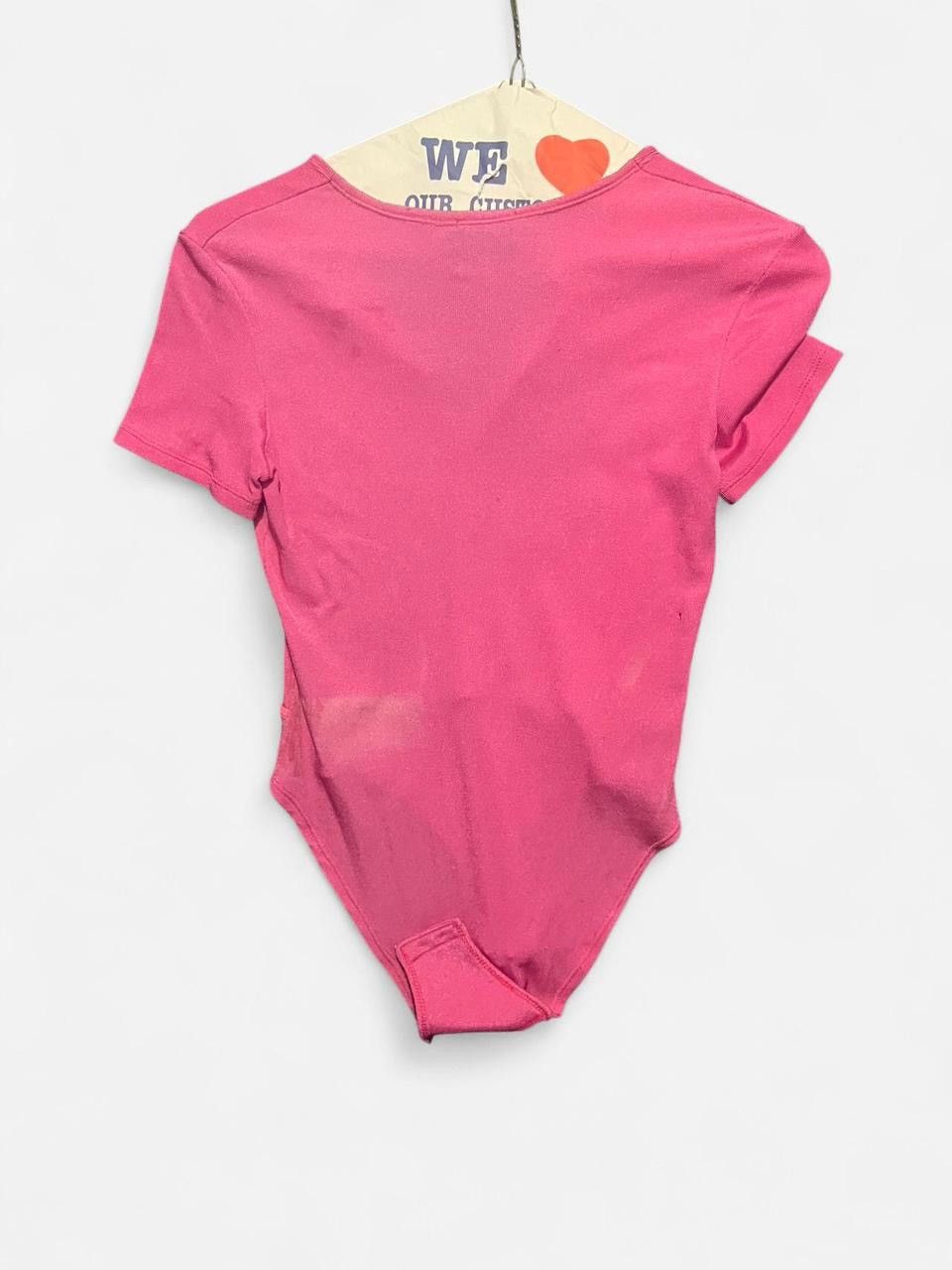 Versace Pink Versace Jeans Couture Pink Bodysuit Size S / US 4 / IT 40 - 6 Thumbnail