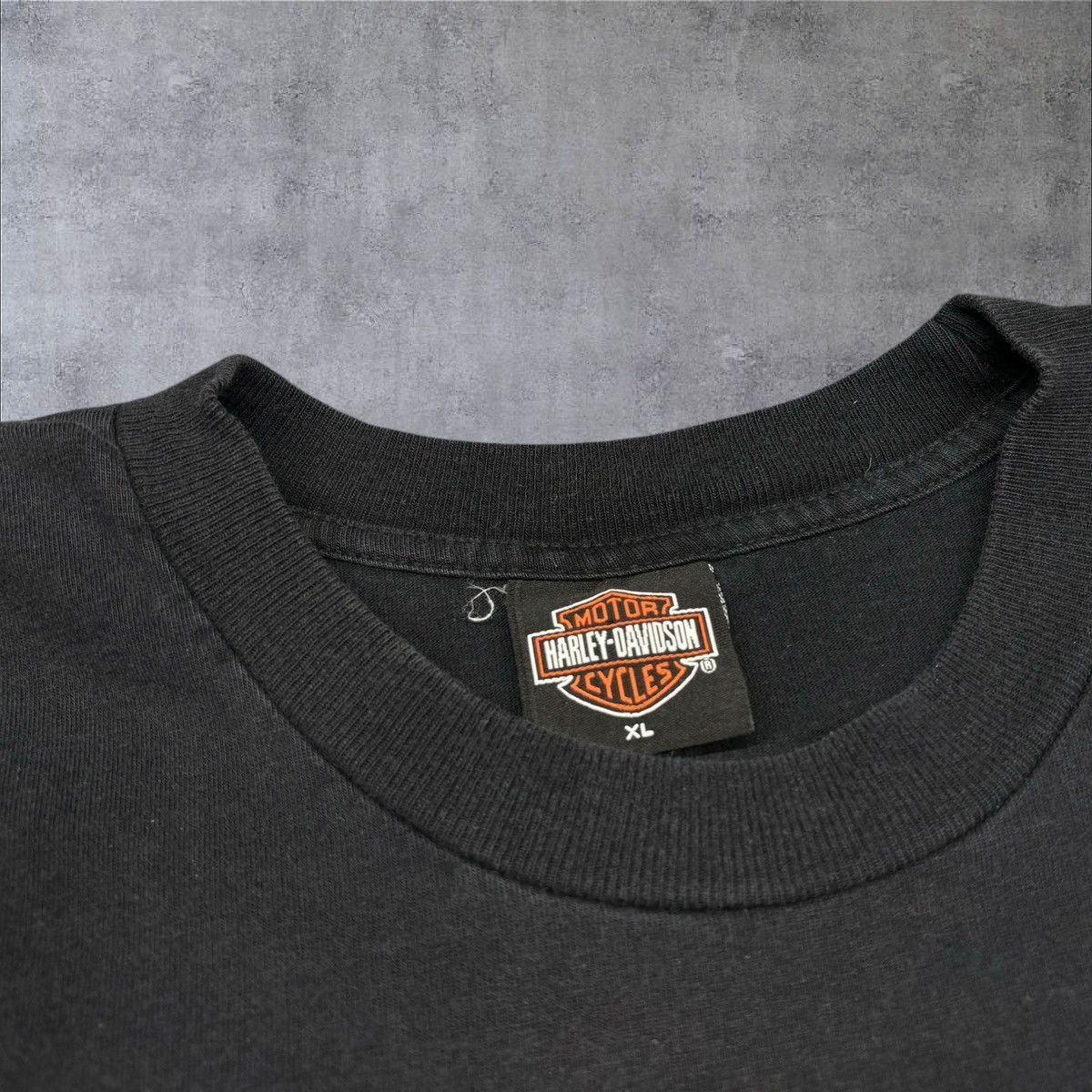 Harley Davidson × Vintage Vintage Harley Davidson Black Shirt Size US XL / EU 56 / 4 - 3 Thumbnail