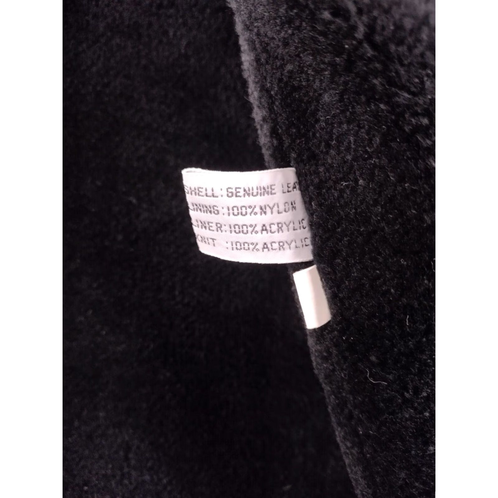 Vintage Vintage Saddlery Cooper Jacket Mens XLT Black Fleece Lined Coat Black Bomber Jacket Lined Leather Coat Size US XL / EU 56 / 4 - 7 Thumbnail