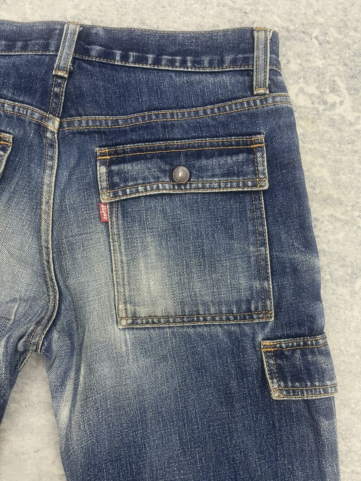 Levi's Vintage Levi's Red Tab "Tight" Denim Cargo Pants Size US 30 / EU 46 - 17 Thumbnail