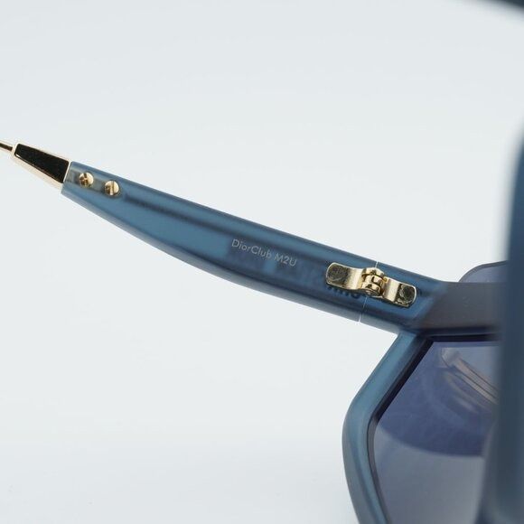 Dior Dior DIORCLUB M2U 31B8 Sunglasses Matte Navy Blue Shield Size ONE SIZE - 9 Thumbnail