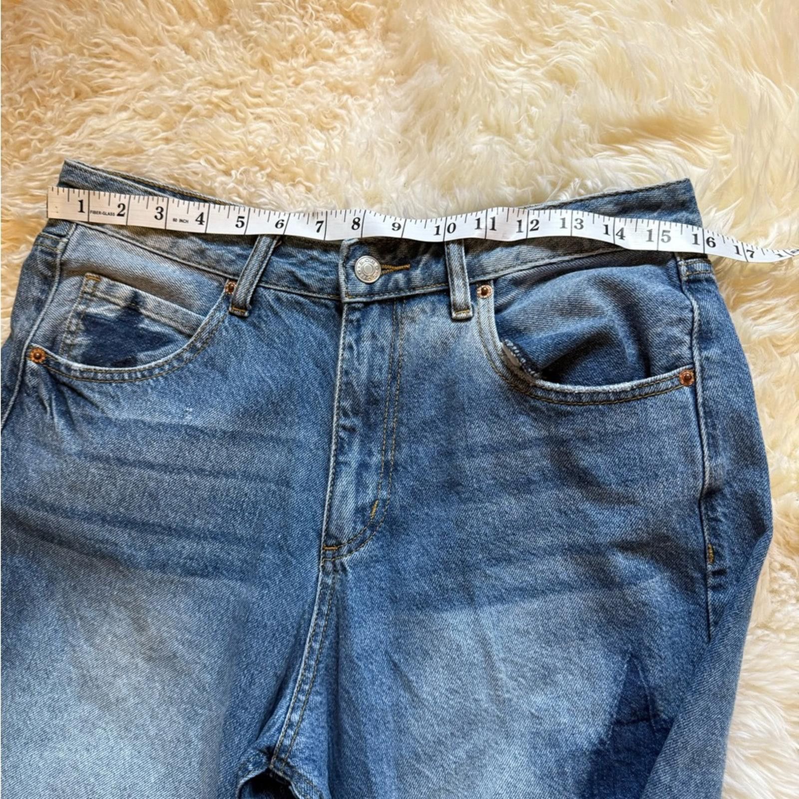 Sonia Rykiel S.O.N.G. Women's Wide Leg Jeans with Star Print Size 29" - 5 Thumbnail