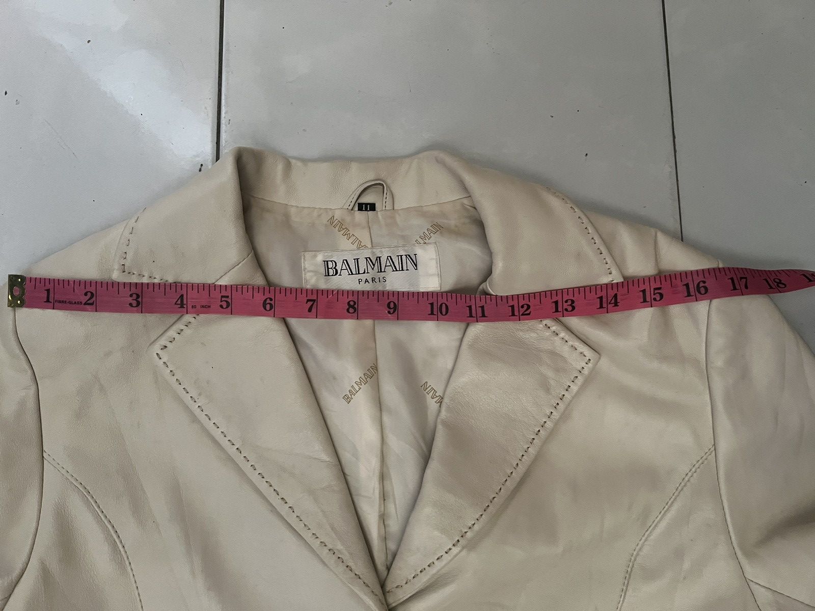 Balmain Nice🔥 Balmain vintage leather jacket single breasted Size US M / EU 48-50 / 2 - 11 Thumbnail
