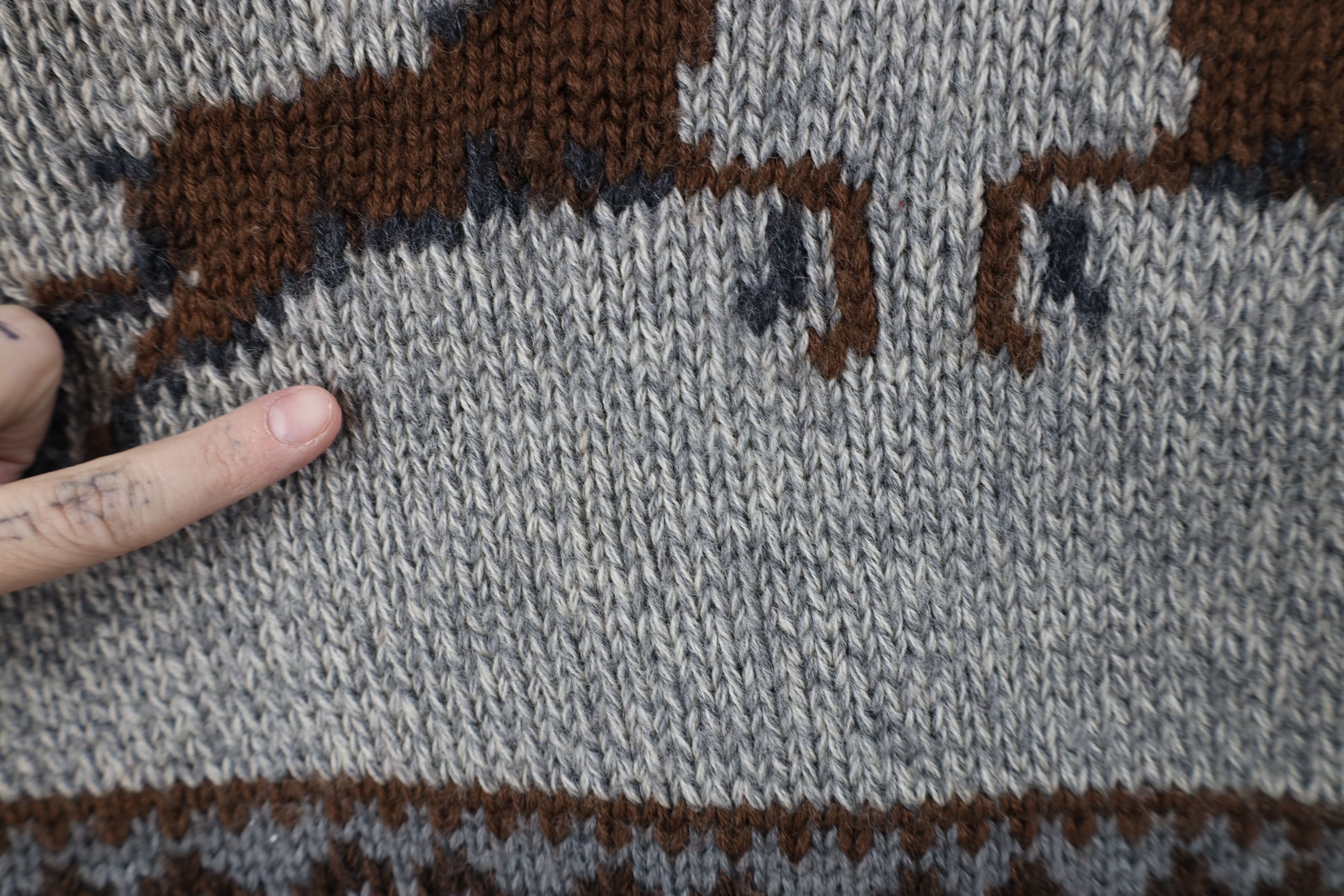 Tommy Hilfiger × Vintage Vintage 90s Tommy Hilfiger Knit Reindeer Fair Isle Sweater Size US M / EU 48-50 / 2 - 5 Thumbnail