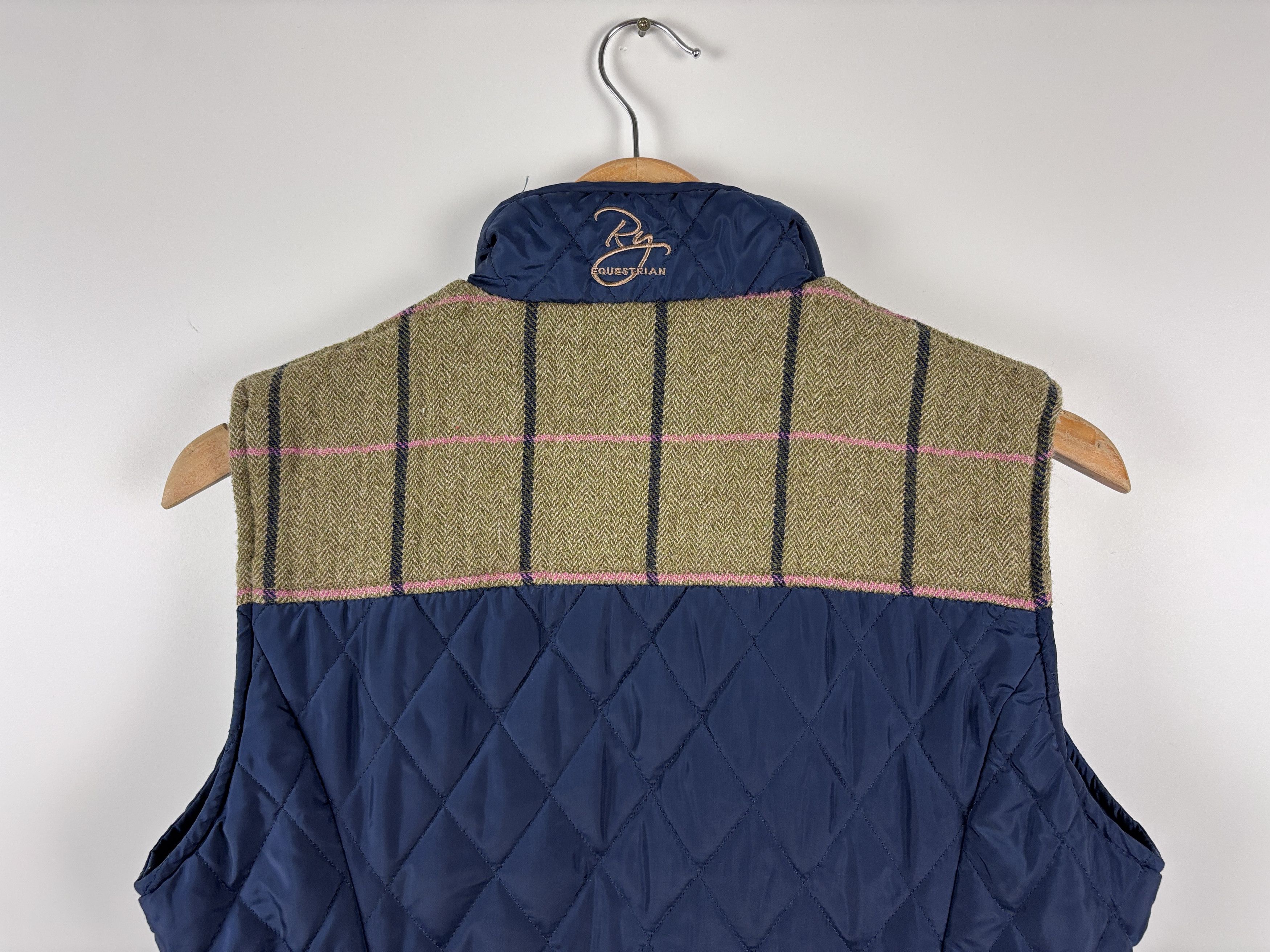 Vintage Rydale Tweed Waistcoat Country Hunting Gilet Jacket Blue S Size S / US 4 / IT 40 - 6 Thumbnail