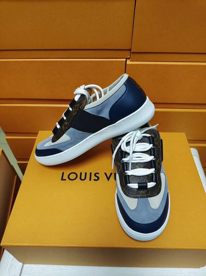 Louis Vuitton Louis Vuitton LV Designer LaceUp Sneakers for Women-2506 Size US 6 / IT 36 - 4 Thumbnail